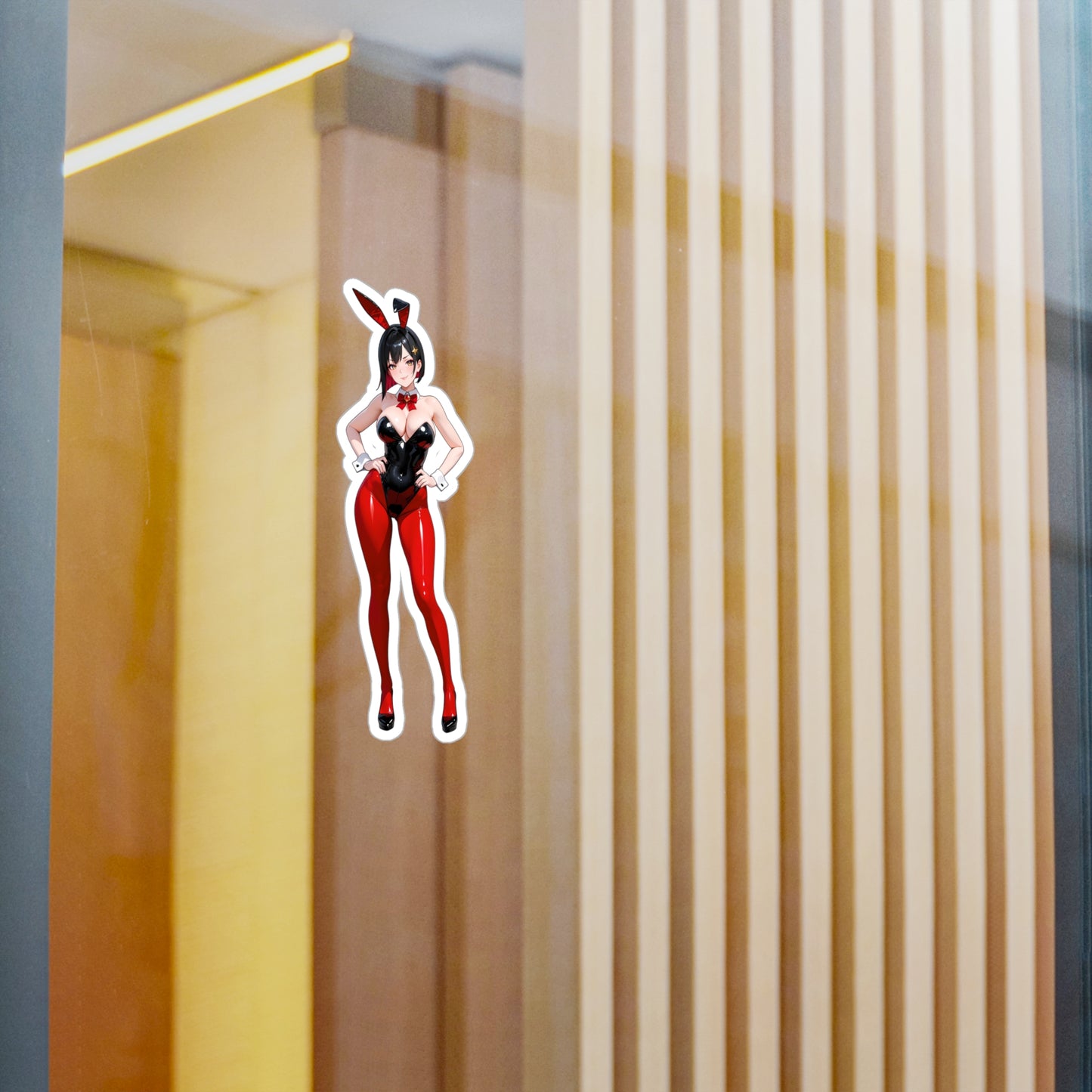 Bunny Girl-005  Vinyl Sticker - Kiss-Cut Vinyl Decals - AdehnoryGifts