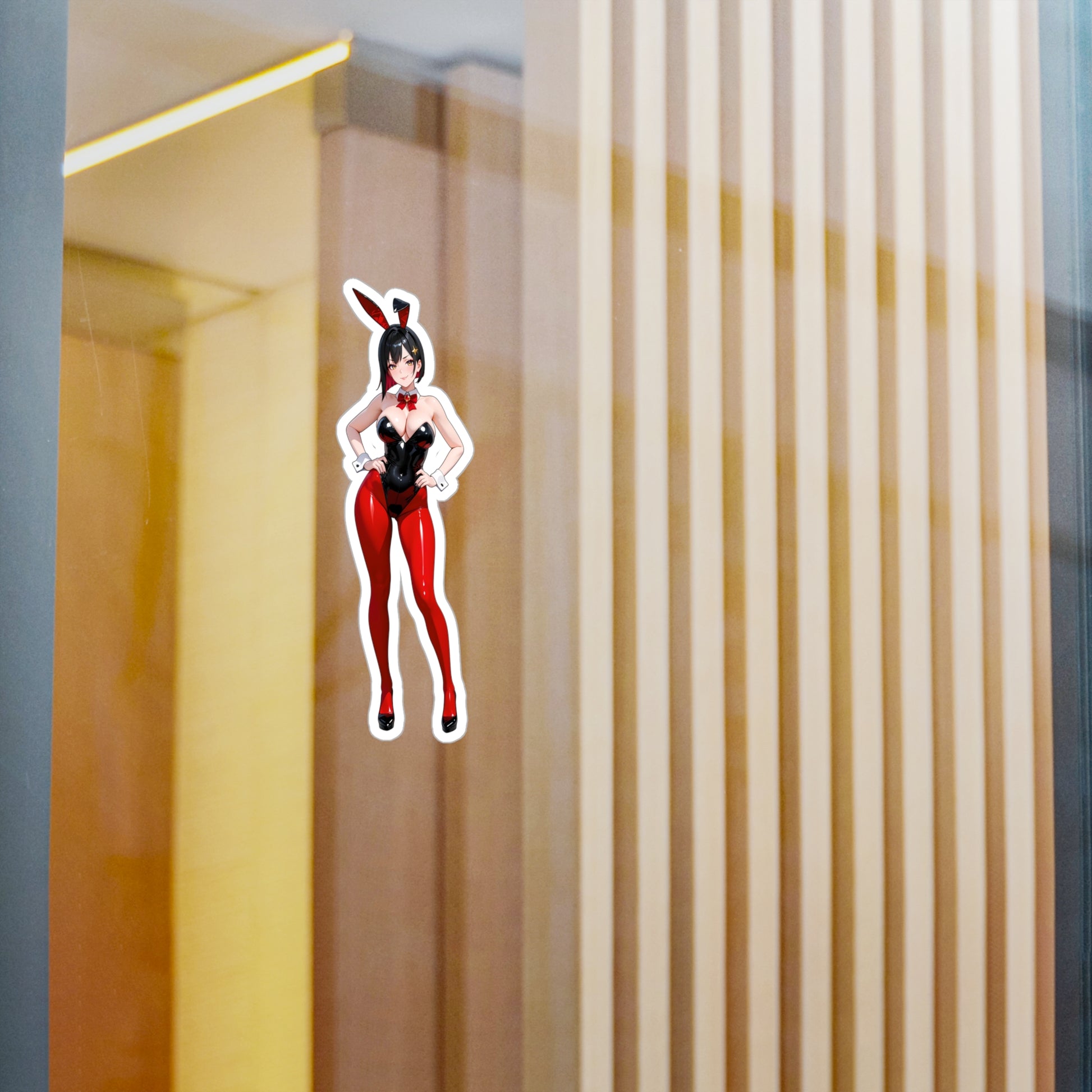 Bunny Girl-005  Vinyl Sticker - Kiss-Cut Vinyl Decals - AdehnoryGifts