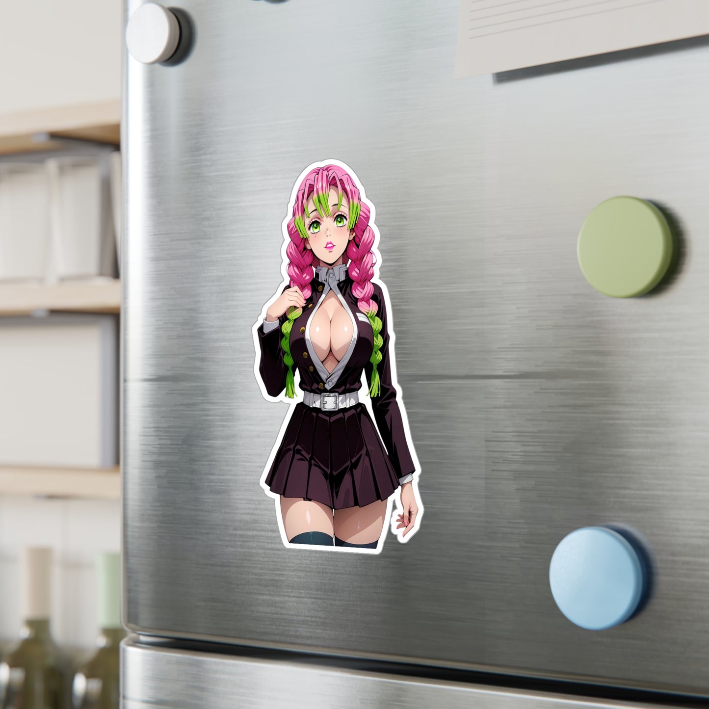 Mitsuri Kanroji002 - Demon Slayer Waifu - Kiss-Cut Vinyl Decals