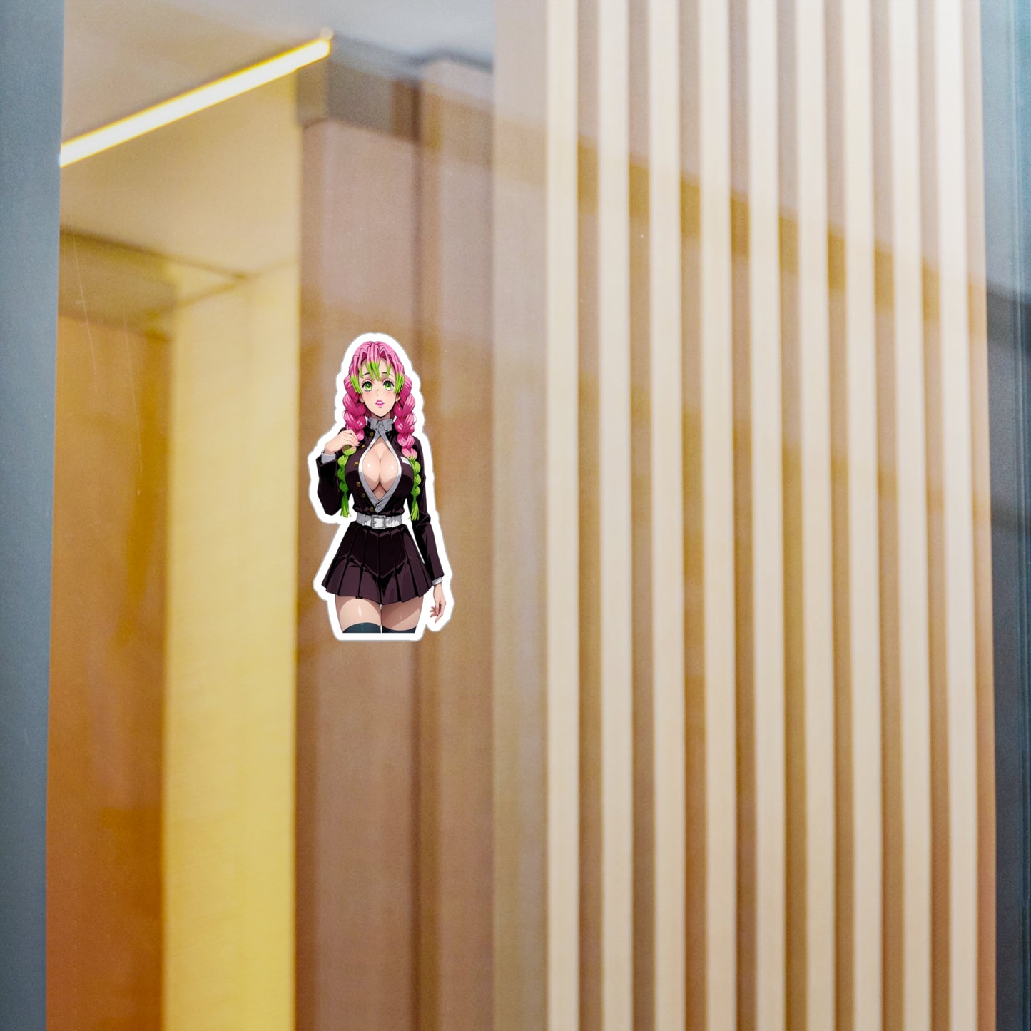 Mitsuri Kanroji002 - Demon Slayer Waifu - Kiss-Cut Vinyl Decals