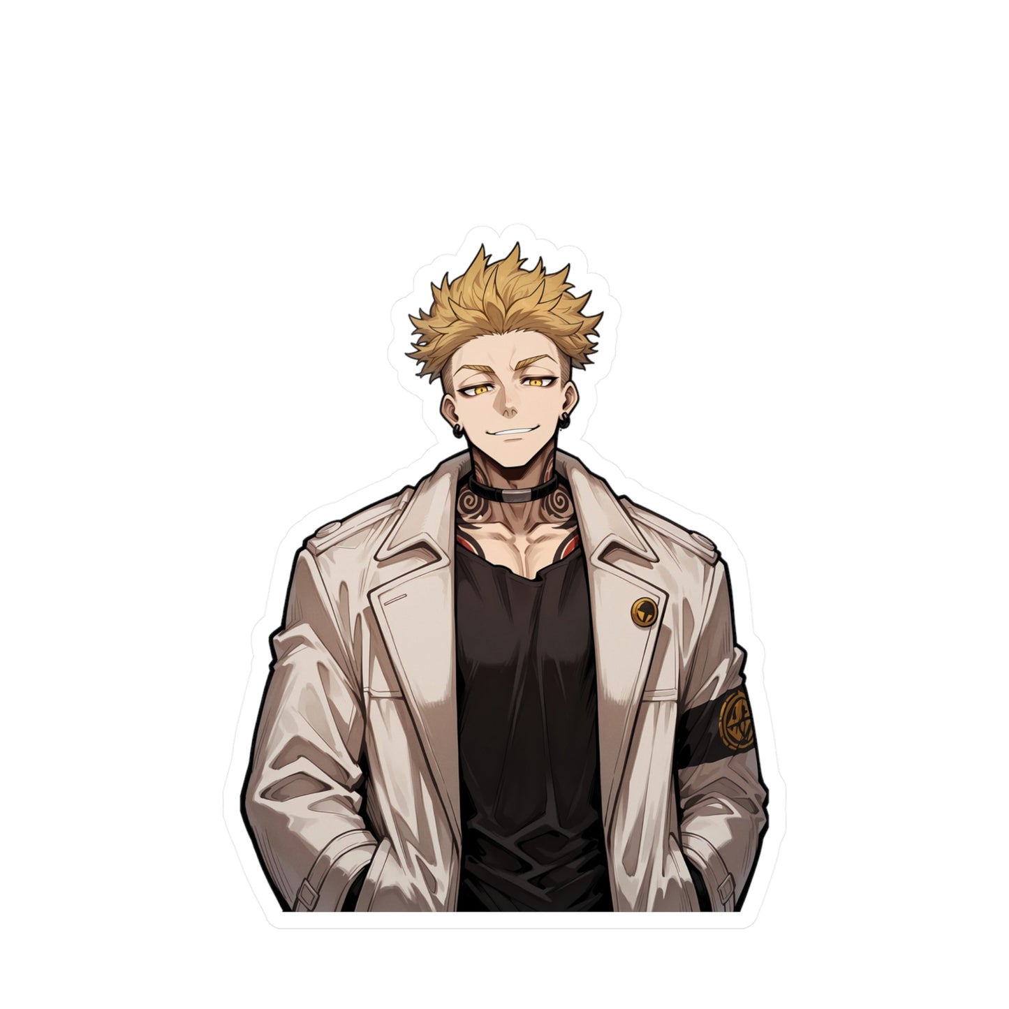 Enjin001 - Anime Husbando DieCut Stickers