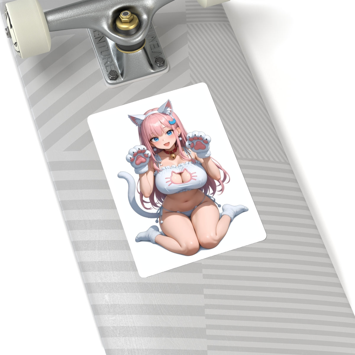 Anime Neko Girl Stickers-1242 - Kiss-Cut Stickers