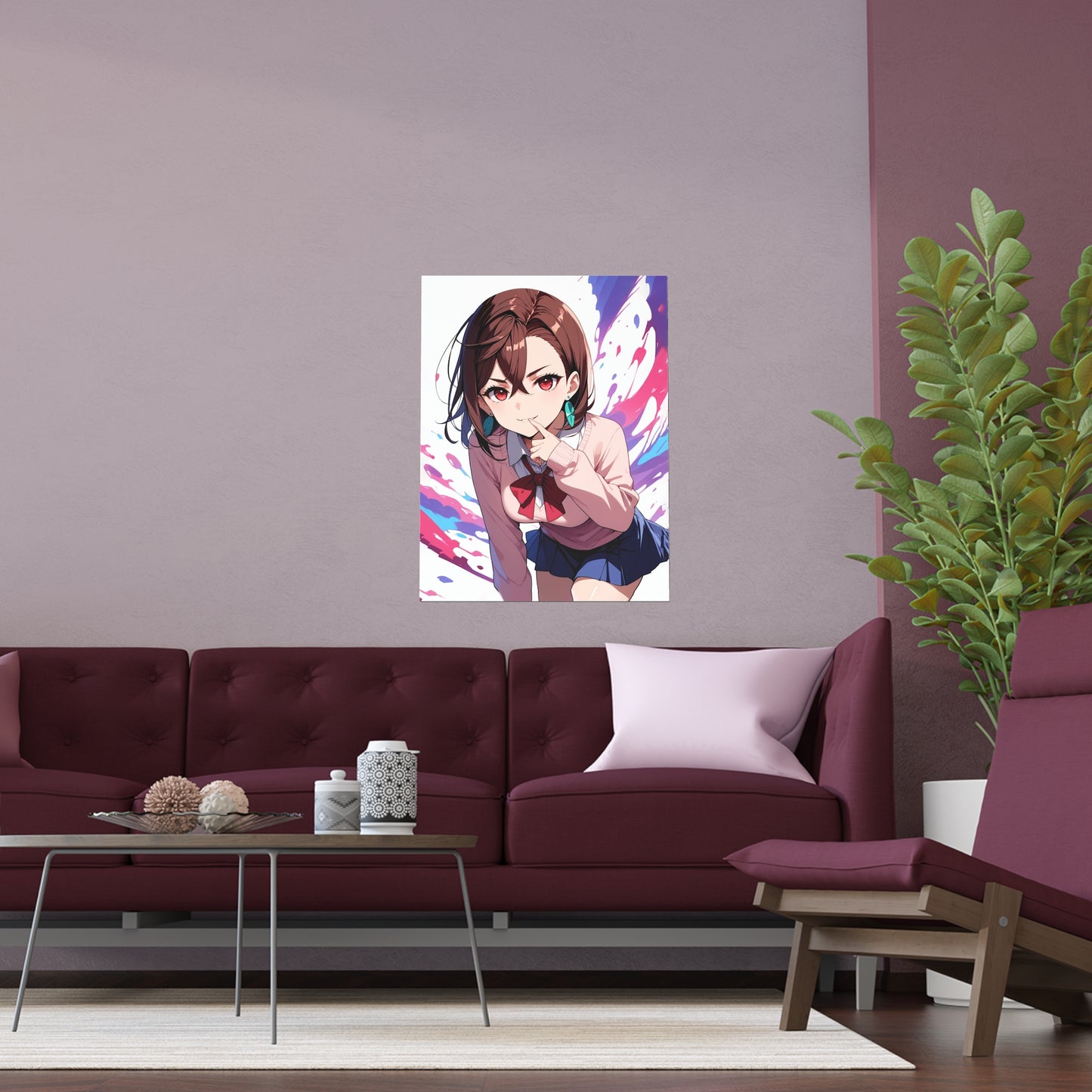 Momo Ayase - DanDaDan - Indoor and Outdoor Silk Posters