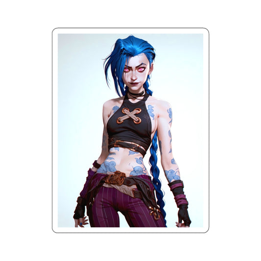Jinx - Arcane - Anime Stickers-1188 - Kiss-Cut Stickers