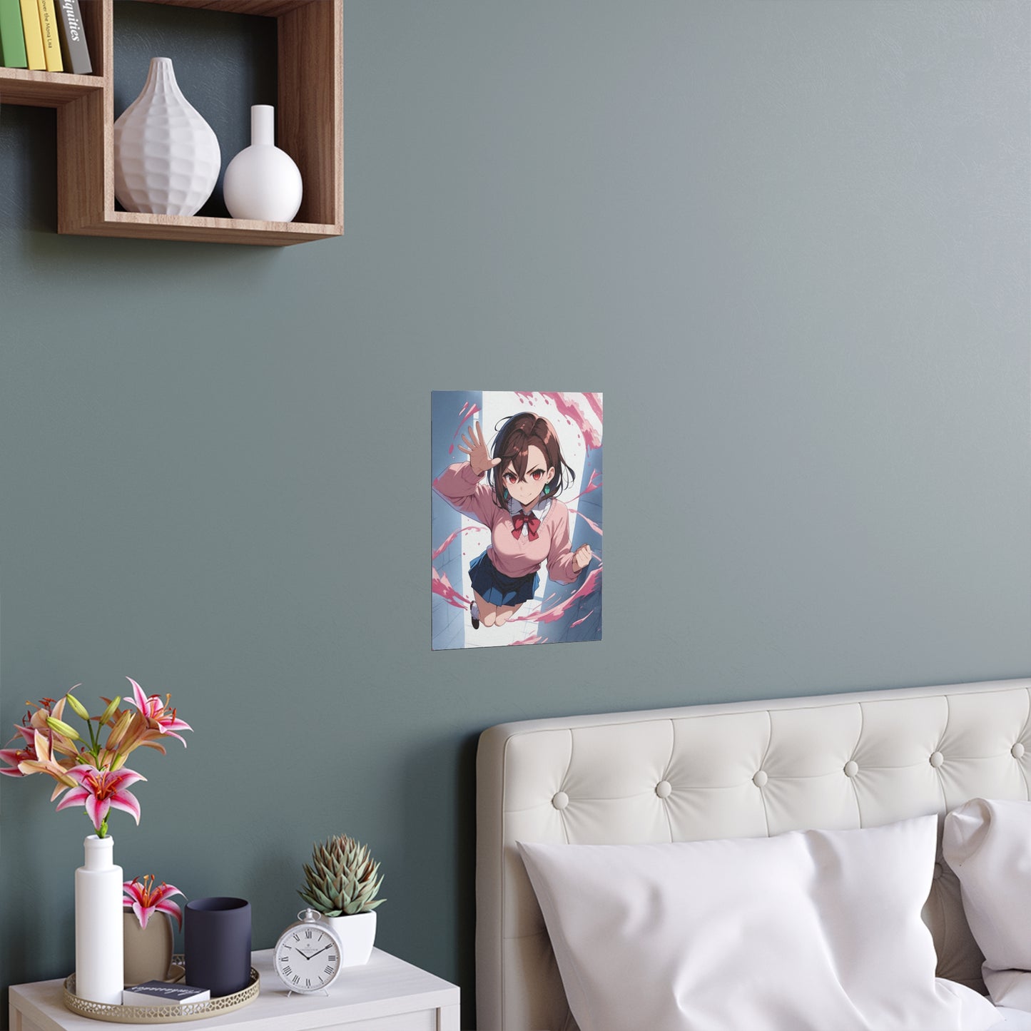 Momo Ayase - DanDaDan - Indoor and Outdoor Silk Posters