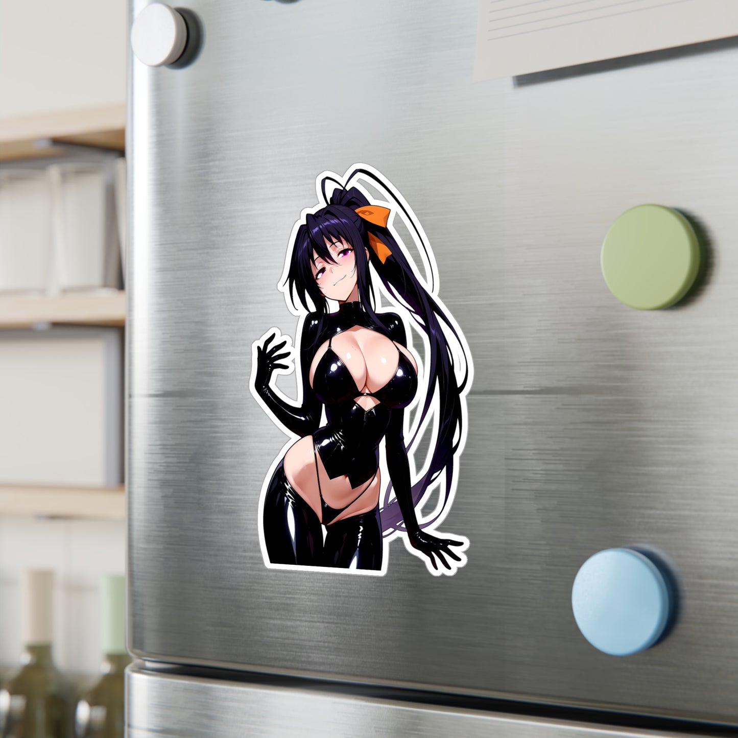 Akeno001a - Anime Waifu DieCut Stickers