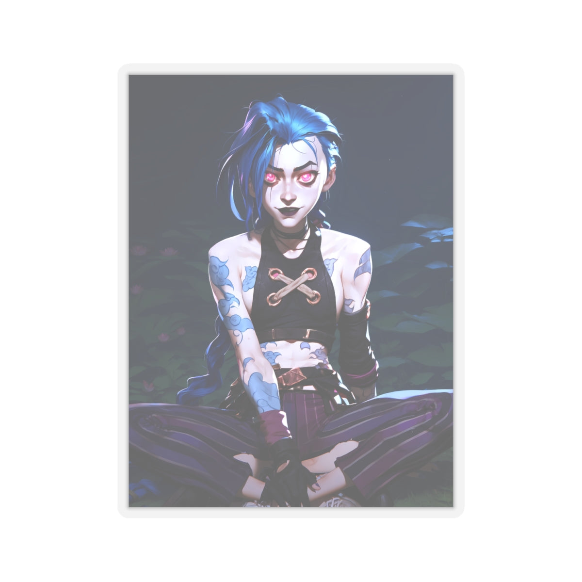 Jinx - Arcane - Anime Stickers-1201 - Kiss-Cut Stickers