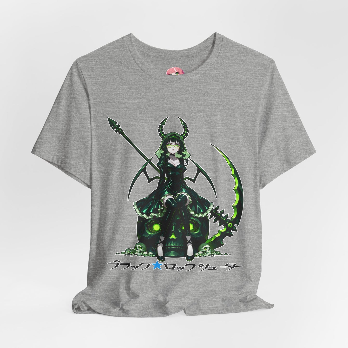 DeadMaster001 T-Shirt –  Black Rock Shooter Inspired Anime Graphic Tee