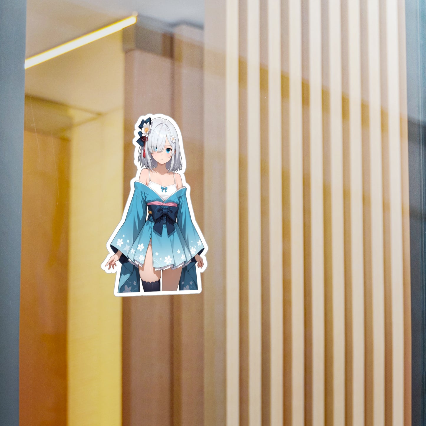 Ren Isuzu001 - Anime Waifu DieCut Stickers