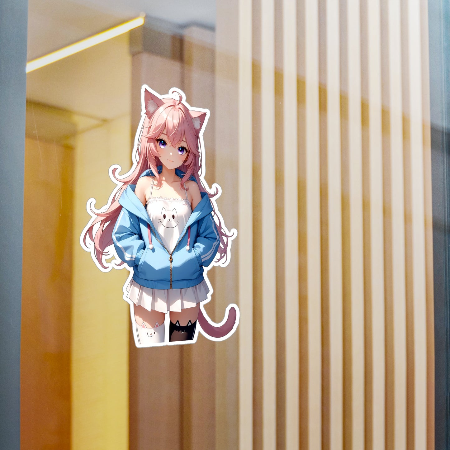 Nyatasha001 - Anime Waifu DieCut Stickers