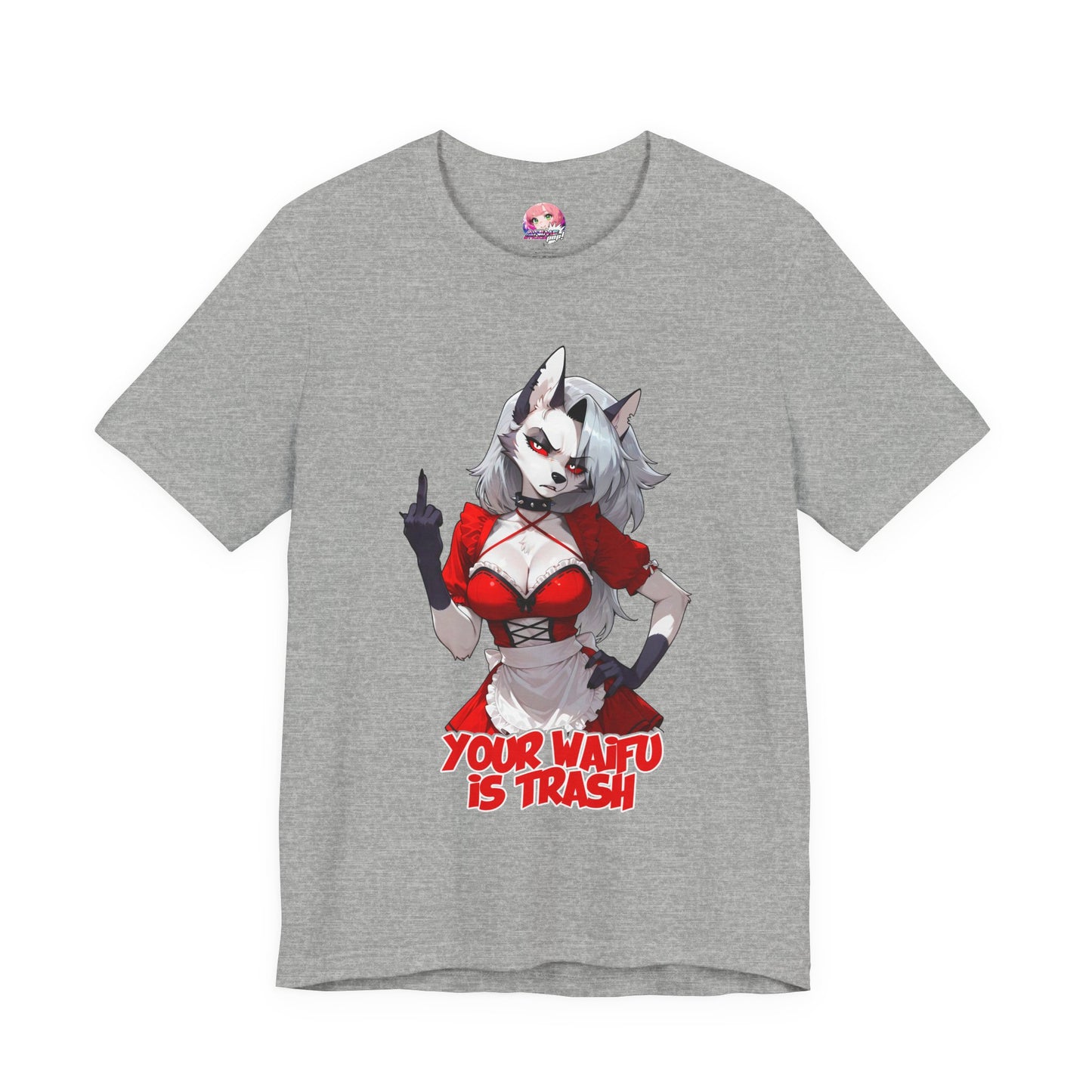 “Your Waifu Is Trash” - Loona Anime - Helluva Boss Inspired Graphic Tee - AdehnoryGifts