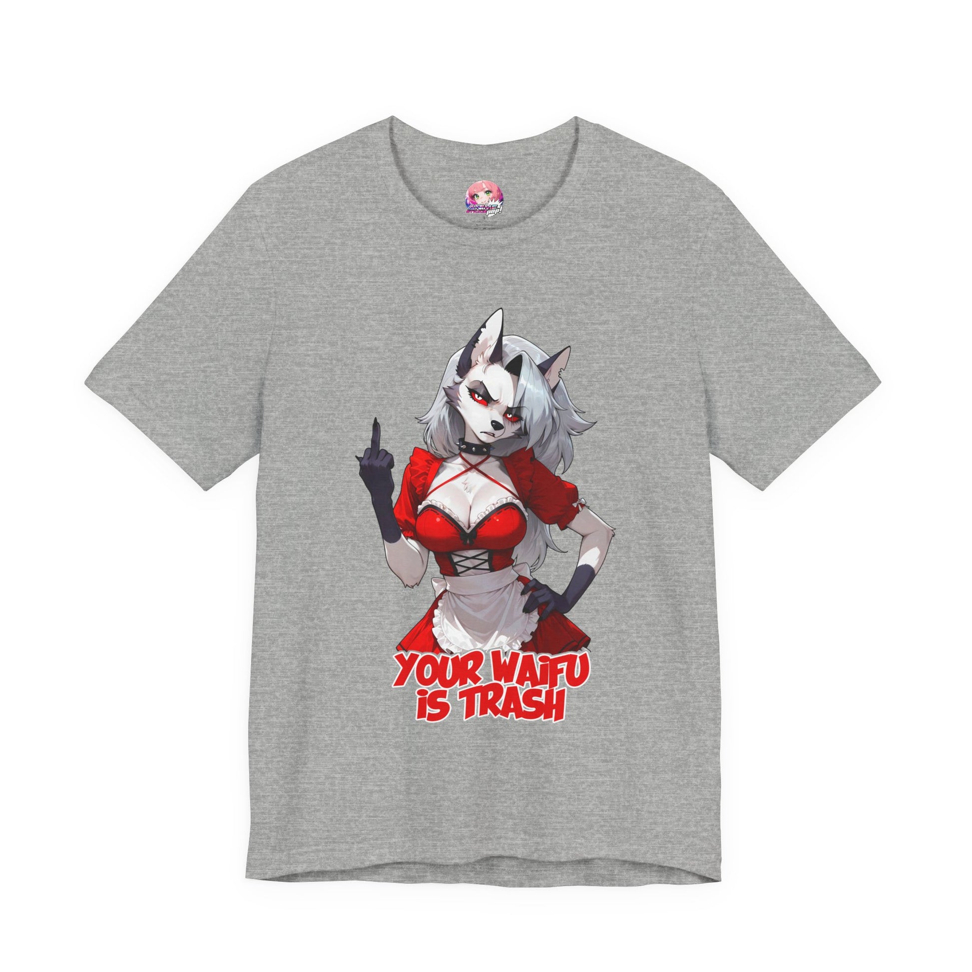 “Your Waifu Is Trash” - Loona Anime - Helluva Boss Inspired Graphic Tee - AdehnoryGifts