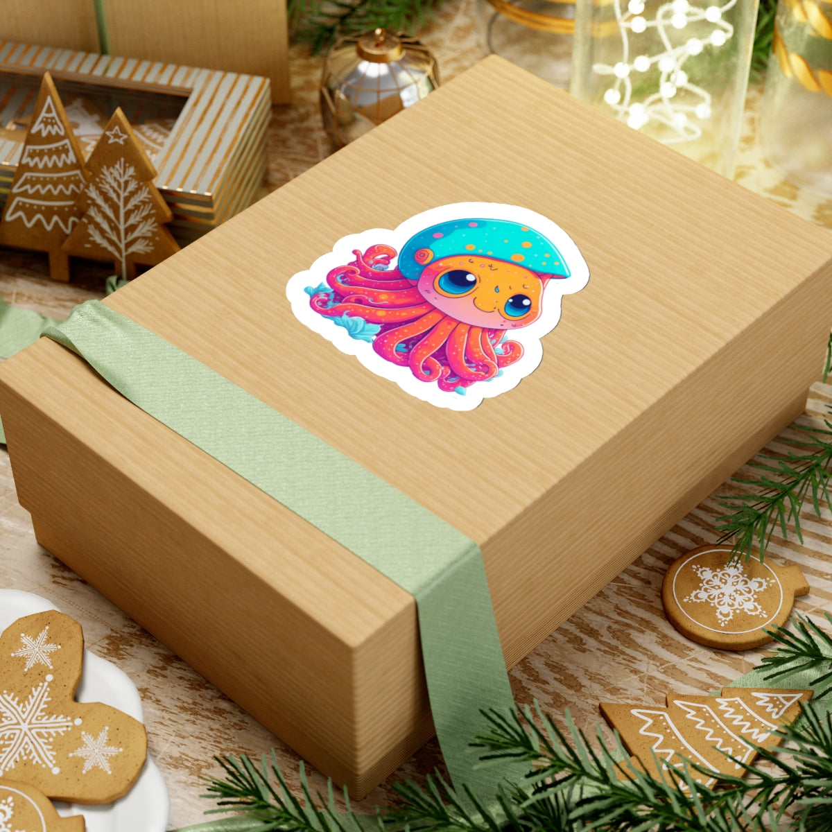 Octopuss 001 Kiss-Cut Stickers