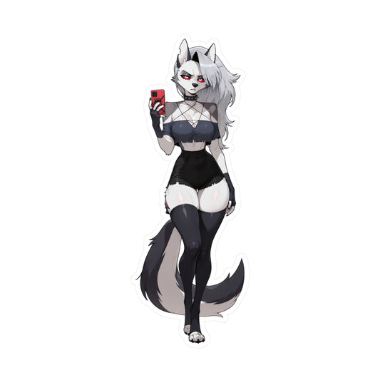 Loona HellHound Waifu - XL Sticker