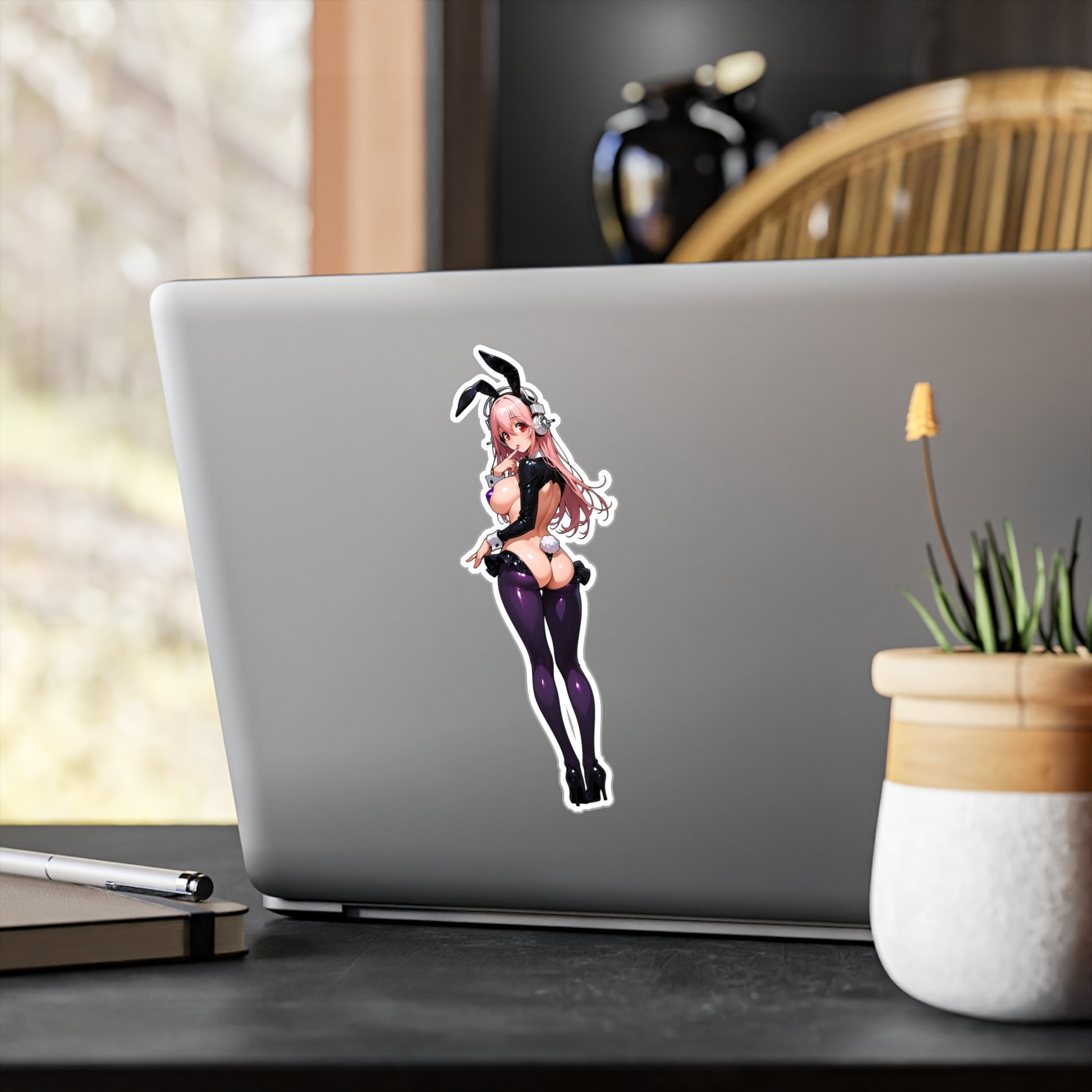 Bunny Girl-Super Sonico003  Vinyl Sticker - Kiss-Cut Vinyl Decals - AdehnoryGifts