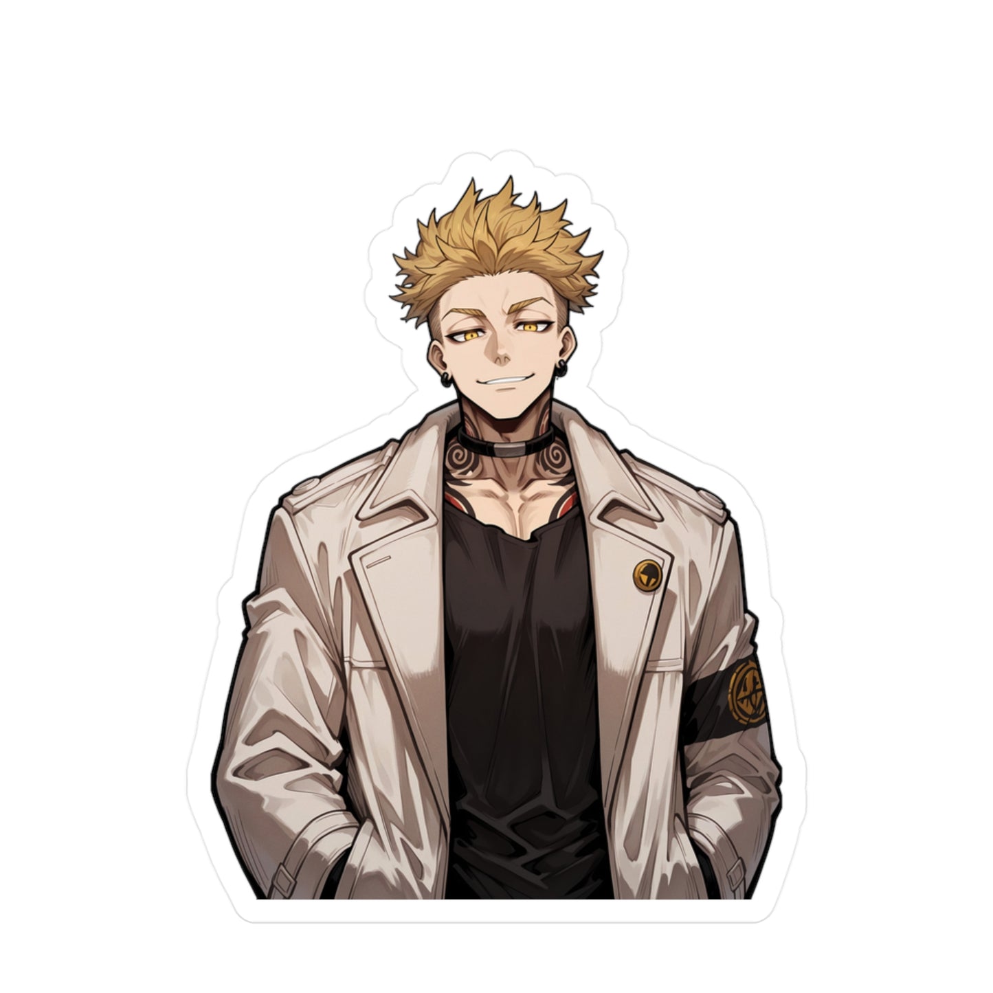 Enjin001 - Anime Husbando DieCut Stickers