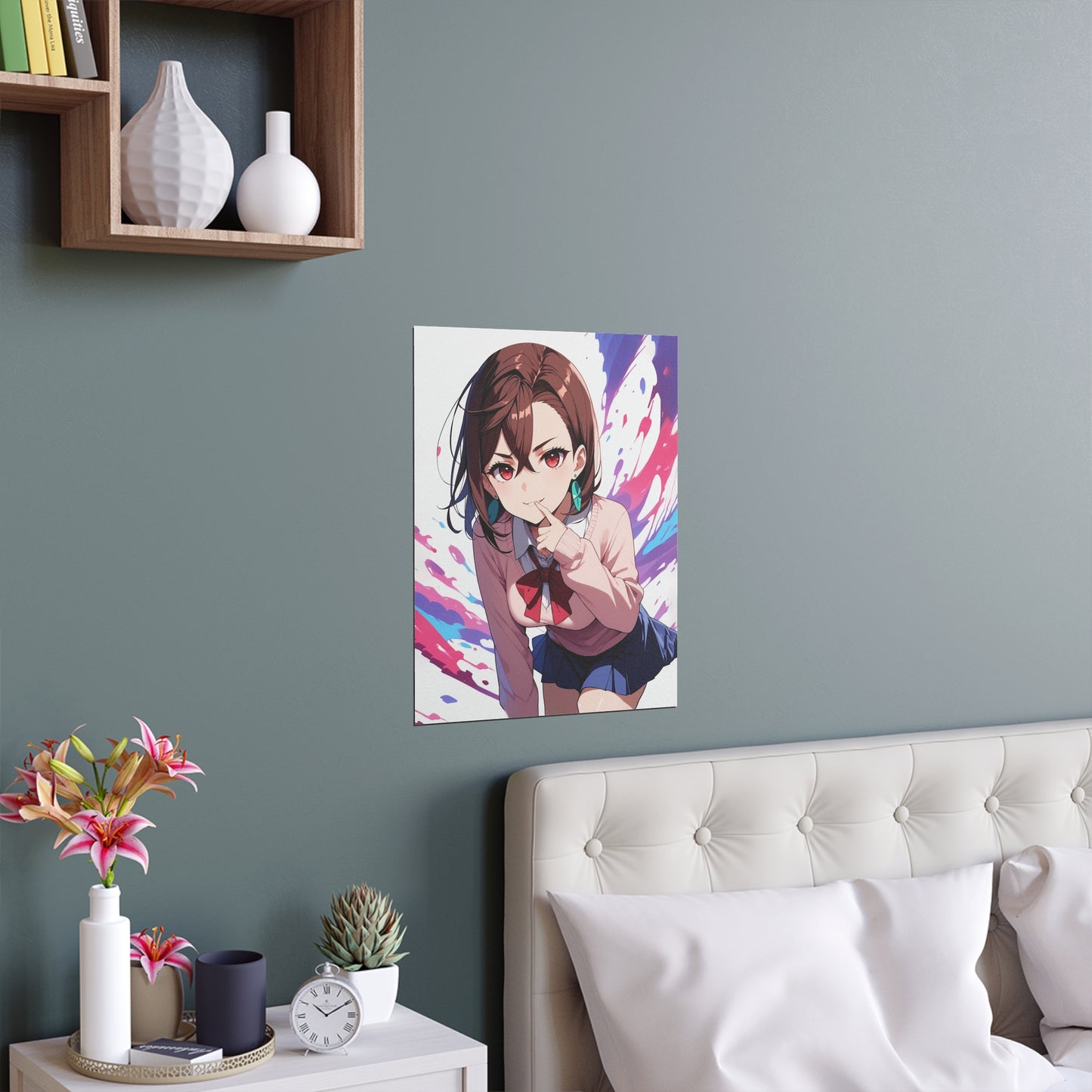 Momo Ayase - DanDaDan - Indoor and Outdoor Silk Posters