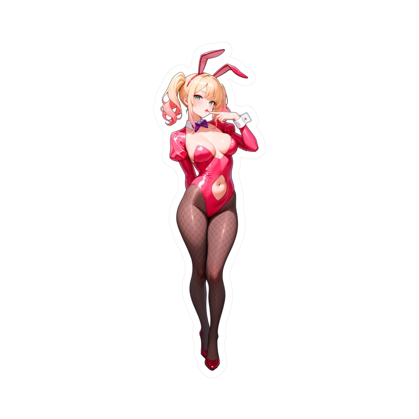 Bunny Girl-002  Vinyl Sticker - Kiss-Cut Vinyl Decals - AdehnoryGifts