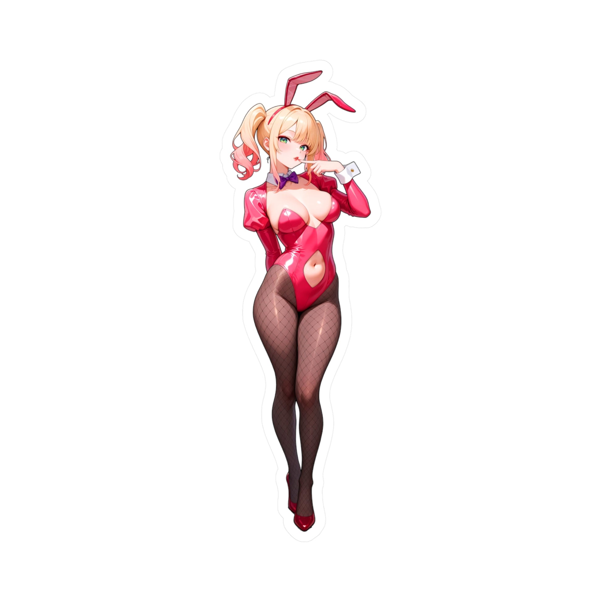 Bunny Girl-002  Vinyl Sticker - Kiss-Cut Vinyl Decals - AdehnoryGifts