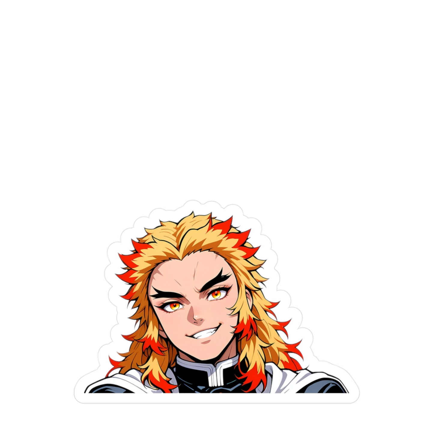 Kyojuro002 Peeker - Demon Slayer Husbando - Kiss-Cut Vinyl Decals