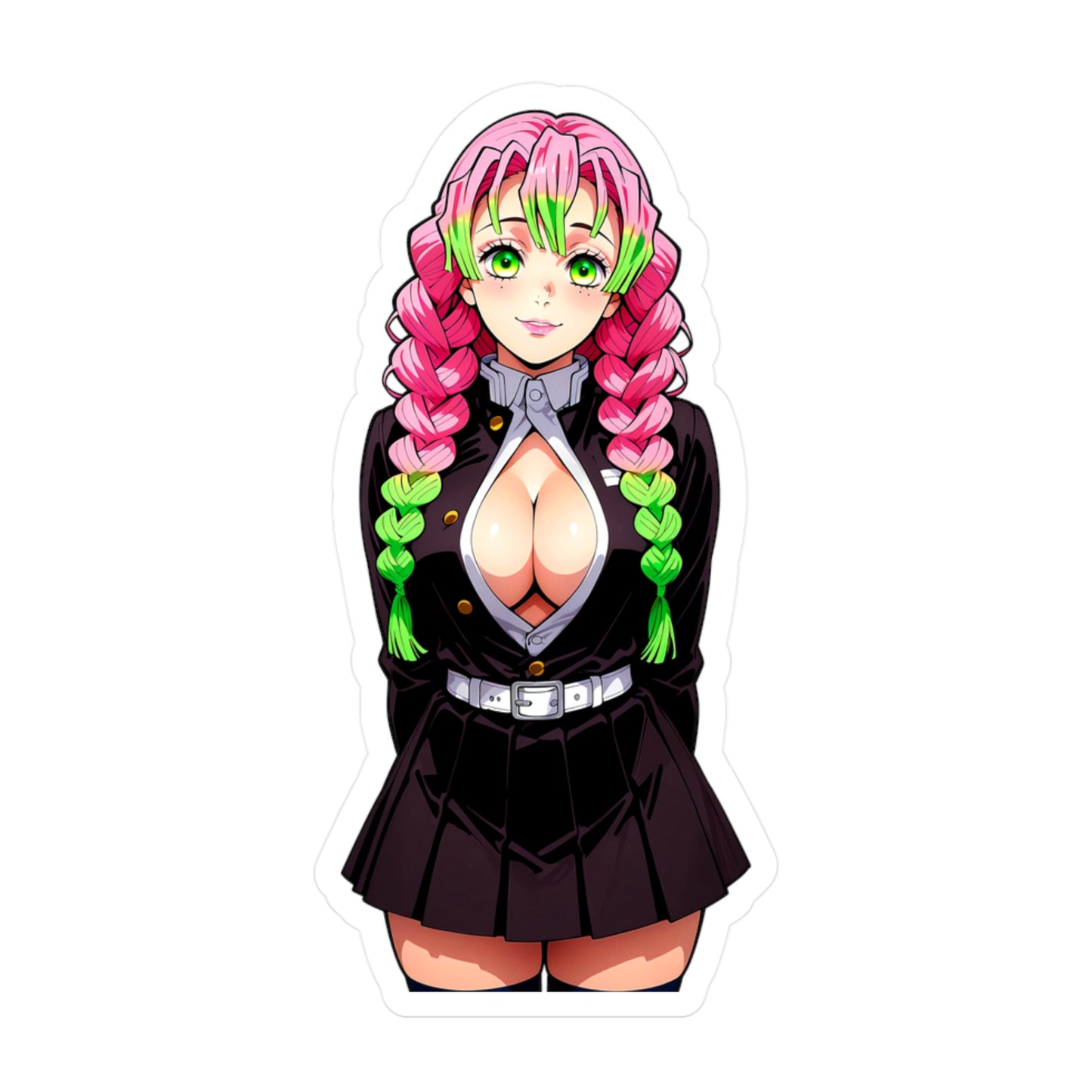 Mitsuri Kanroji - Demon Slayer Waifu - Kiss-Cut Vinyl Decals