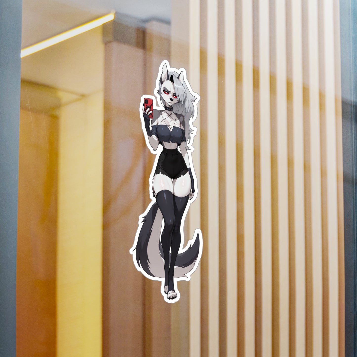 Loona HellHound Waifu - XL Sticker
