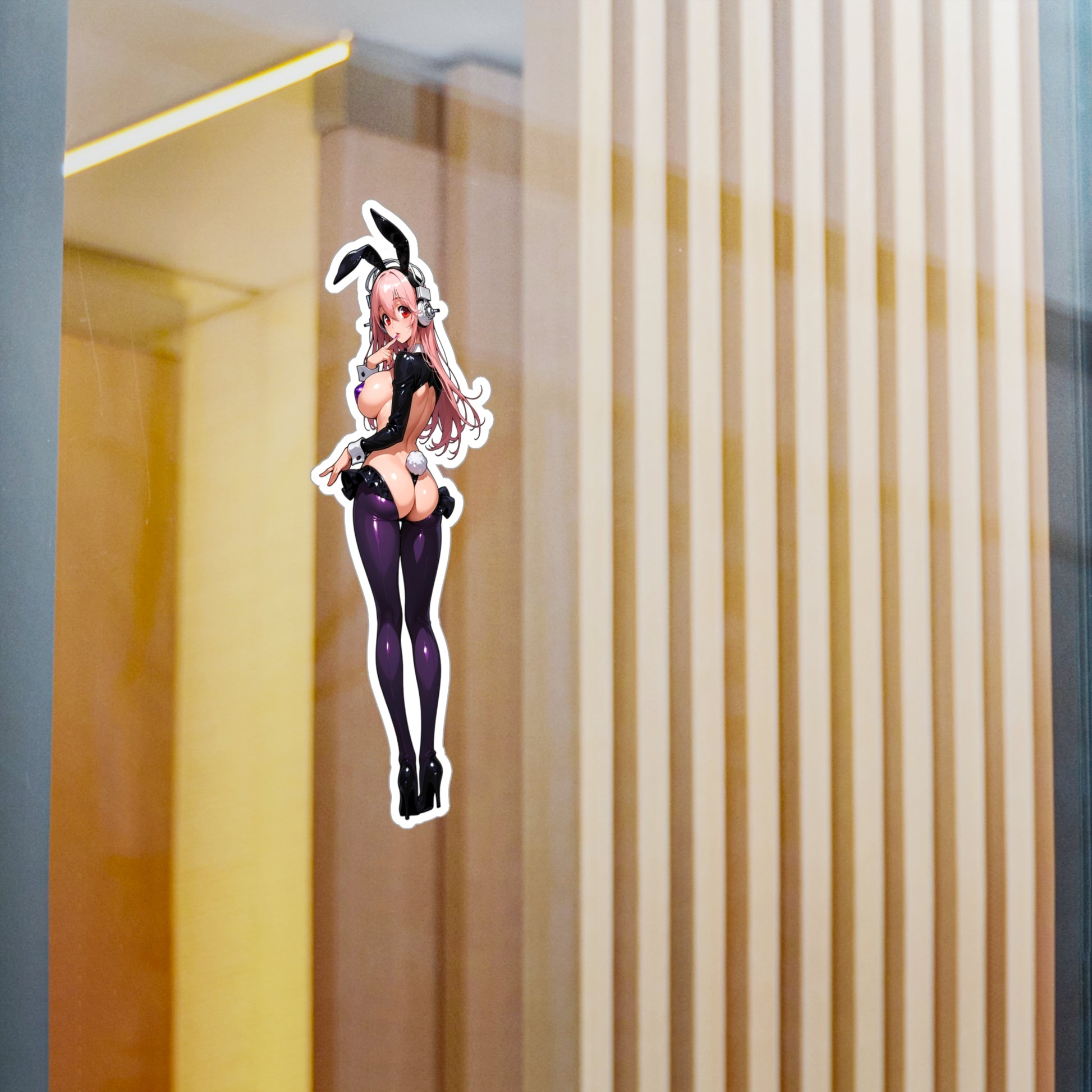 Bunny Girl-Super Sonico003  Vinyl Sticker - Kiss-Cut Vinyl Decals - AdehnoryGifts