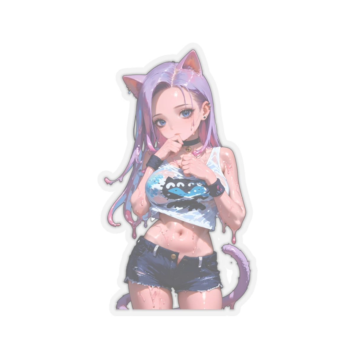 Window Decals027 - Slime Girl012 - Kiss-Cut Stickers