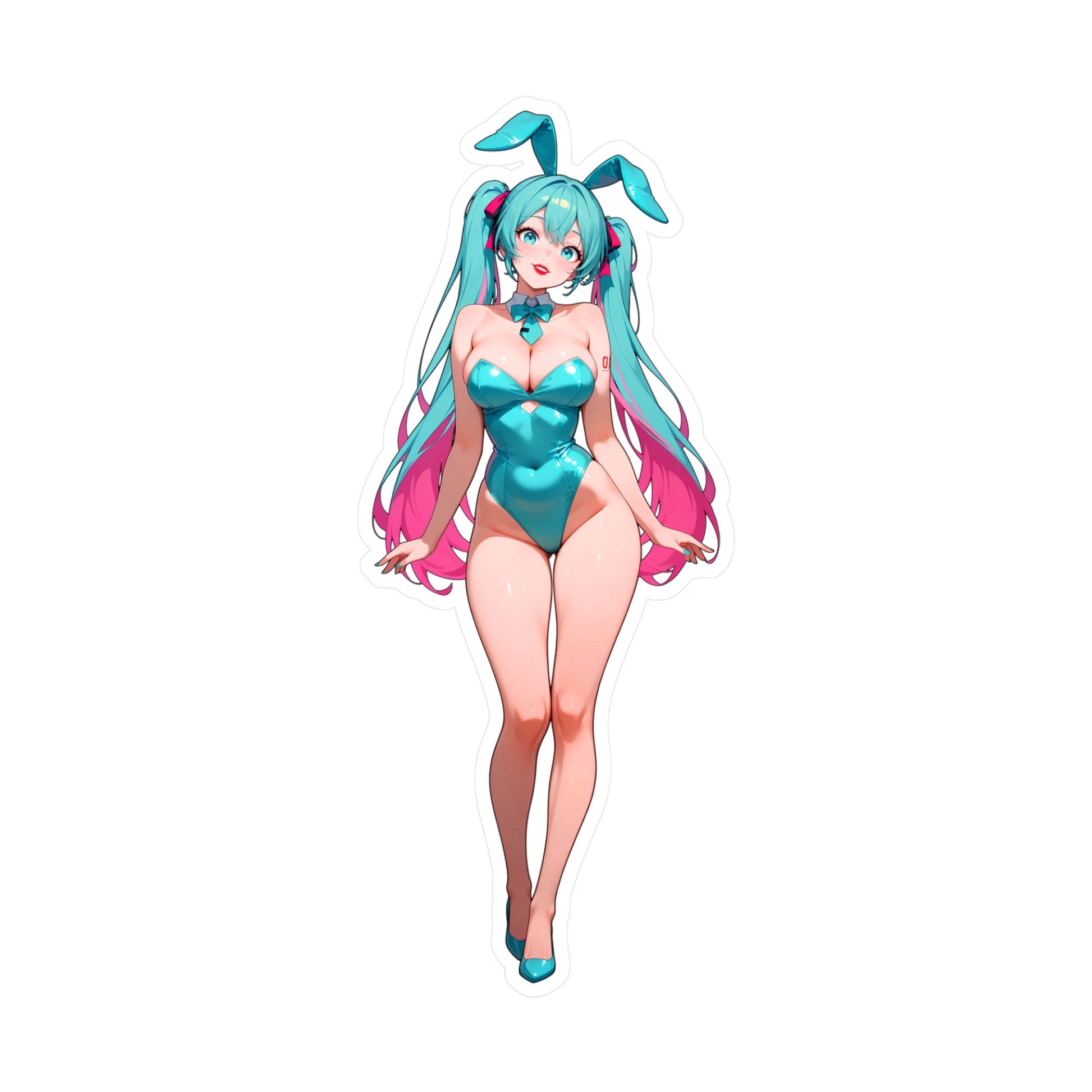 Bunny Girl-Hatsune001  Vinyl Sticker - Kiss-Cut Vinyl Decals - AdehnoryGifts
