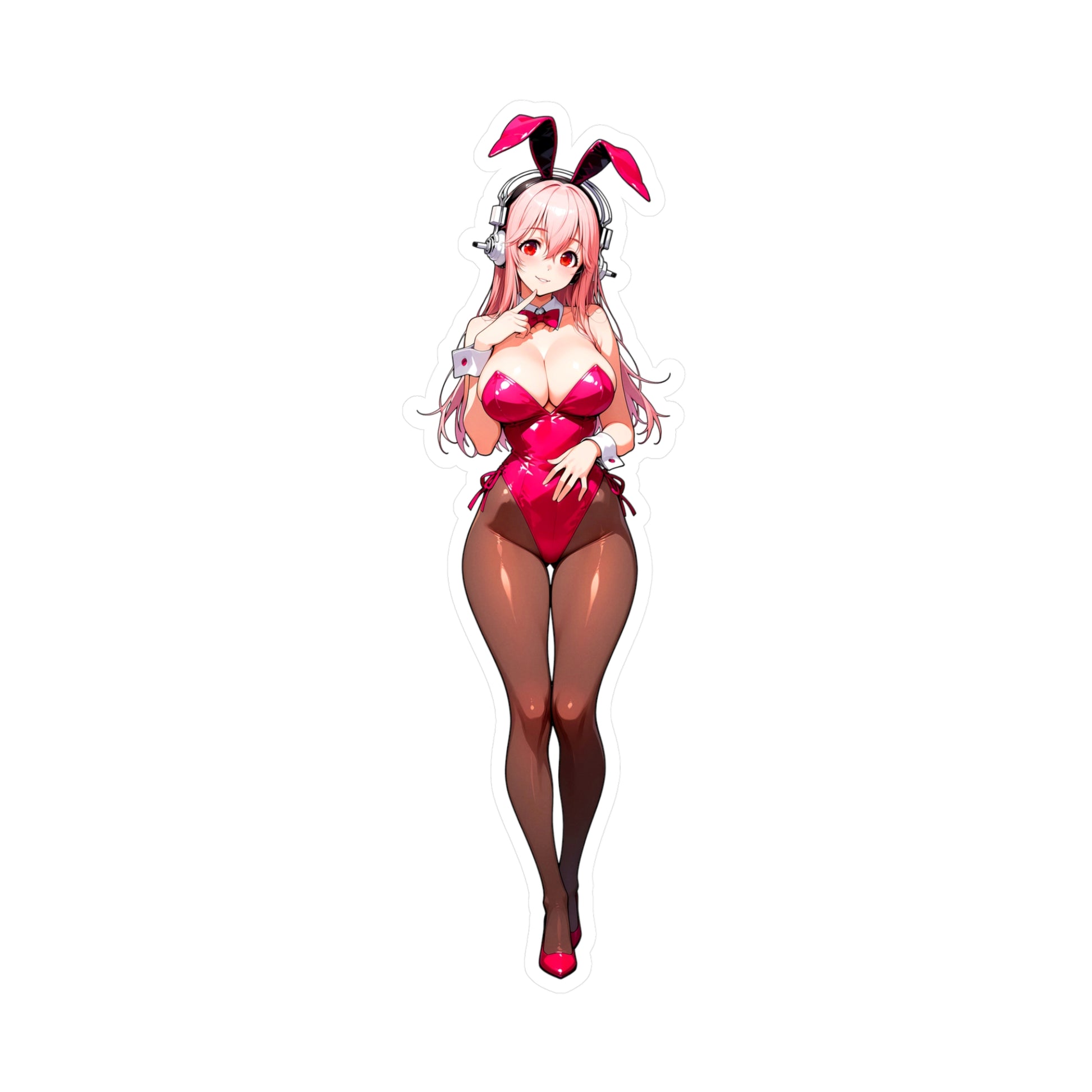 Bunny Girl-Super Sonico001  Vinyl Sticker - Kiss-Cut Vinyl Decals - AdehnoryGifts