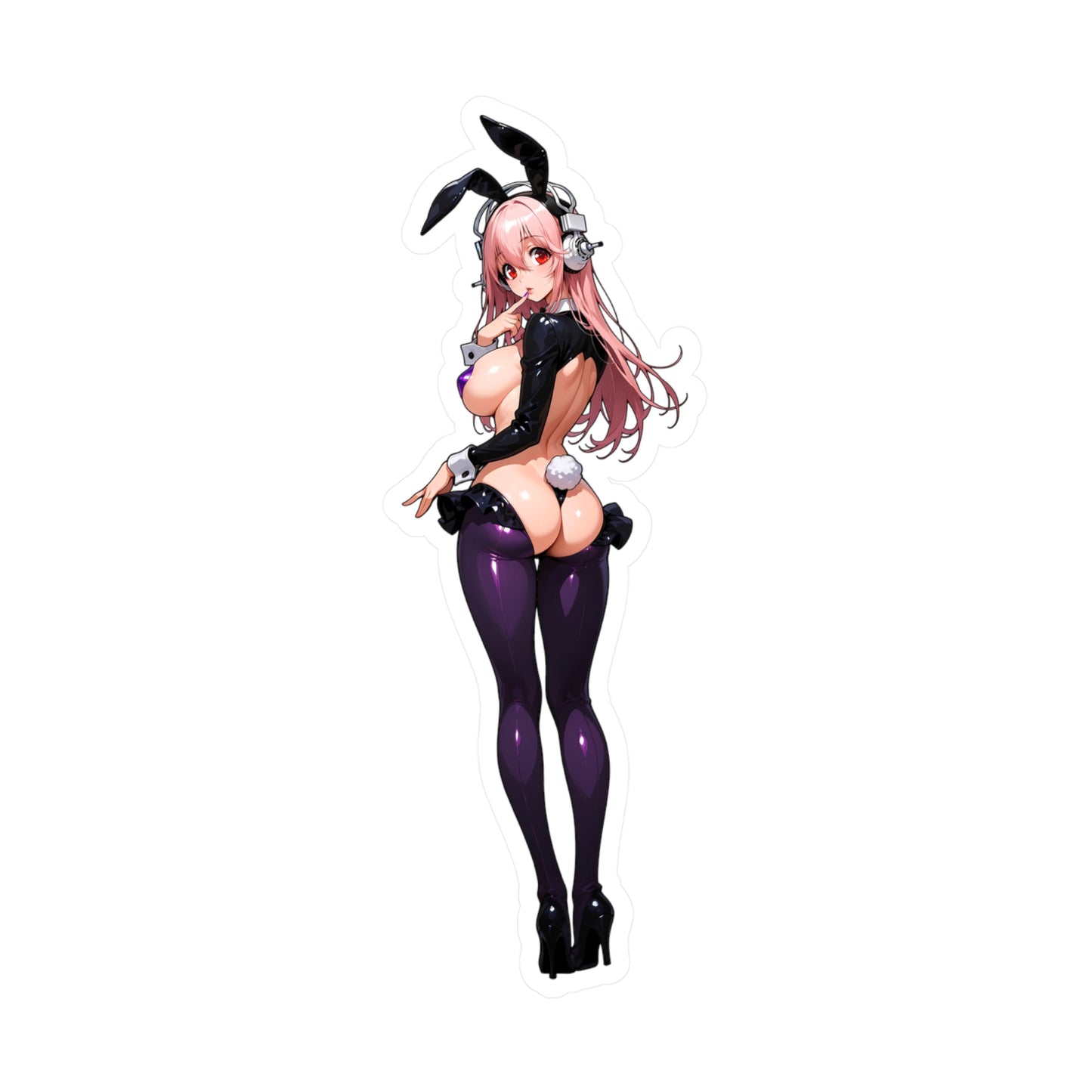 Bunny Girl-Super Sonico003  Vinyl Sticker - Kiss-Cut Vinyl Decals - AdehnoryGifts