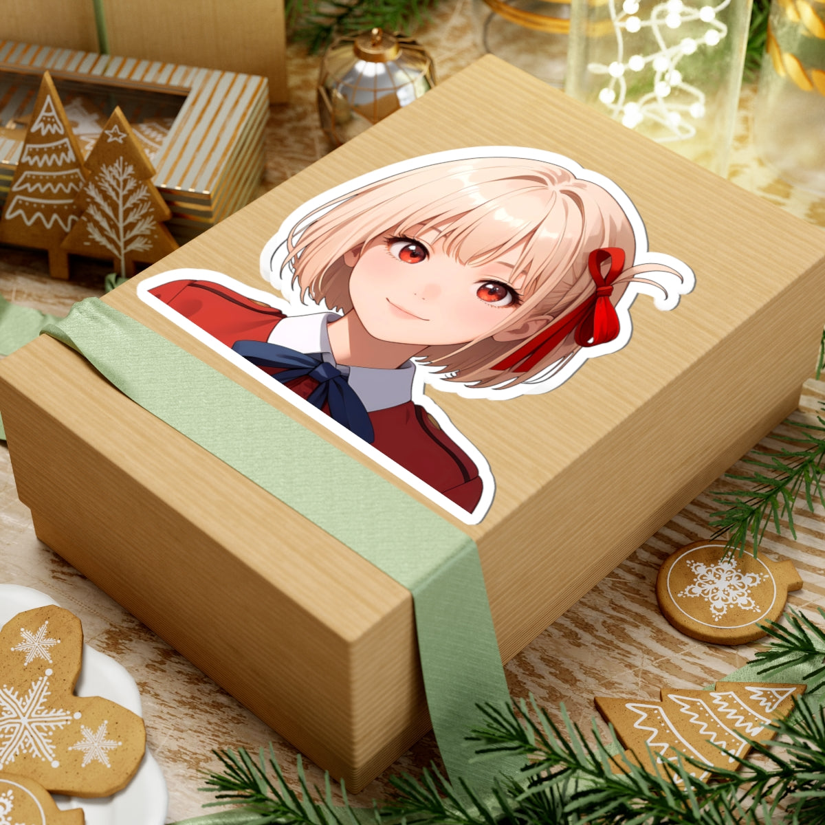 Anime Peeker Stickers020 - Chisato Nishikigi Lycoris Recoil