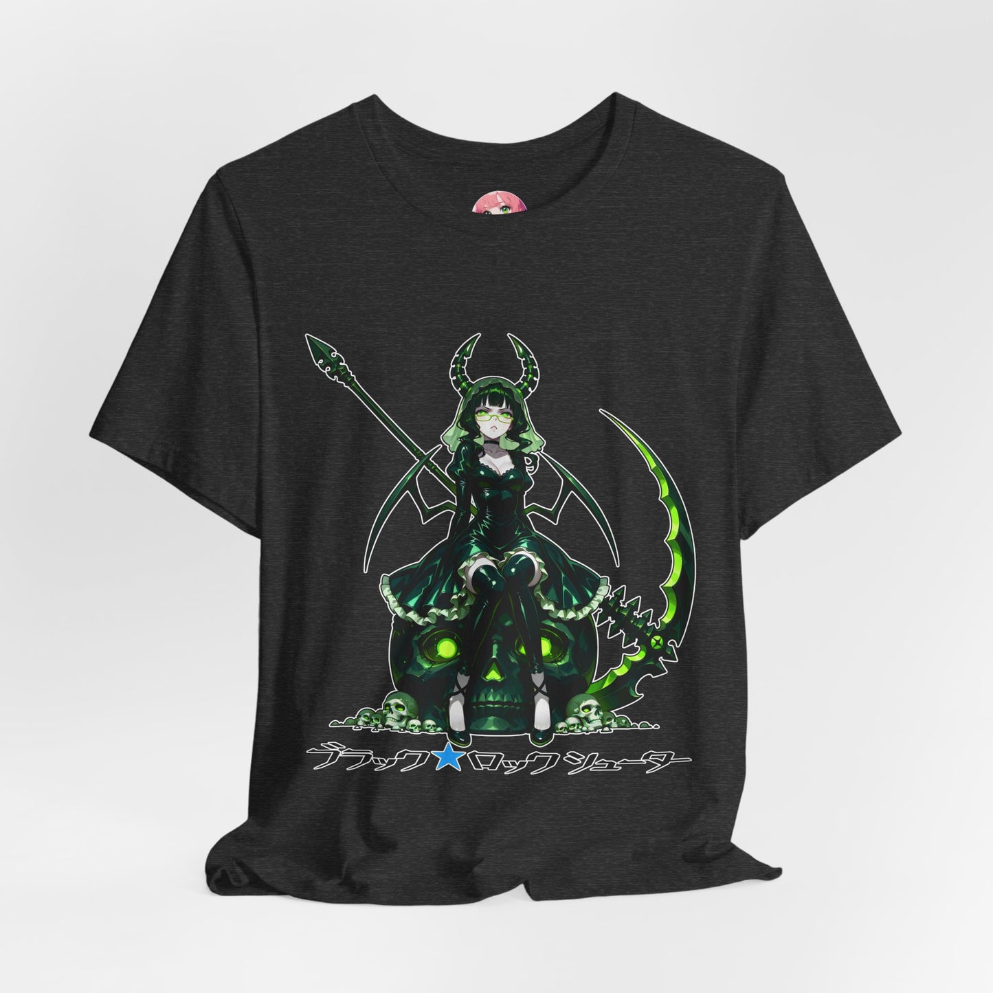 DeadMaster001 T-Shirt –  Black Rock Shooter Inspired Anime Graphic Tee