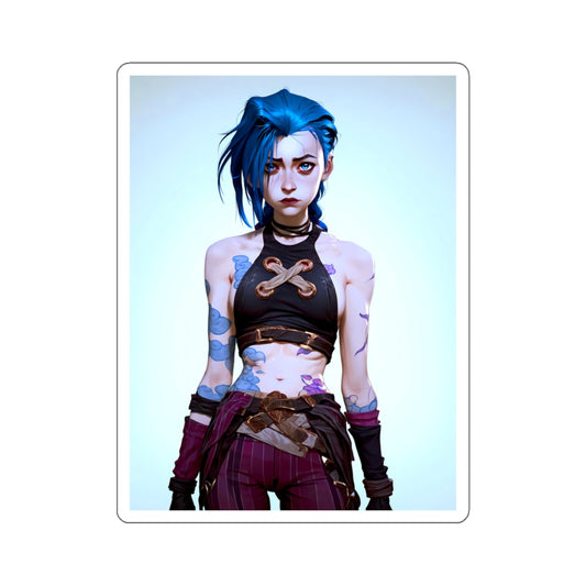 Jinx - Arcane - Anime Stickers-1190 - Kiss-Cut Stickers