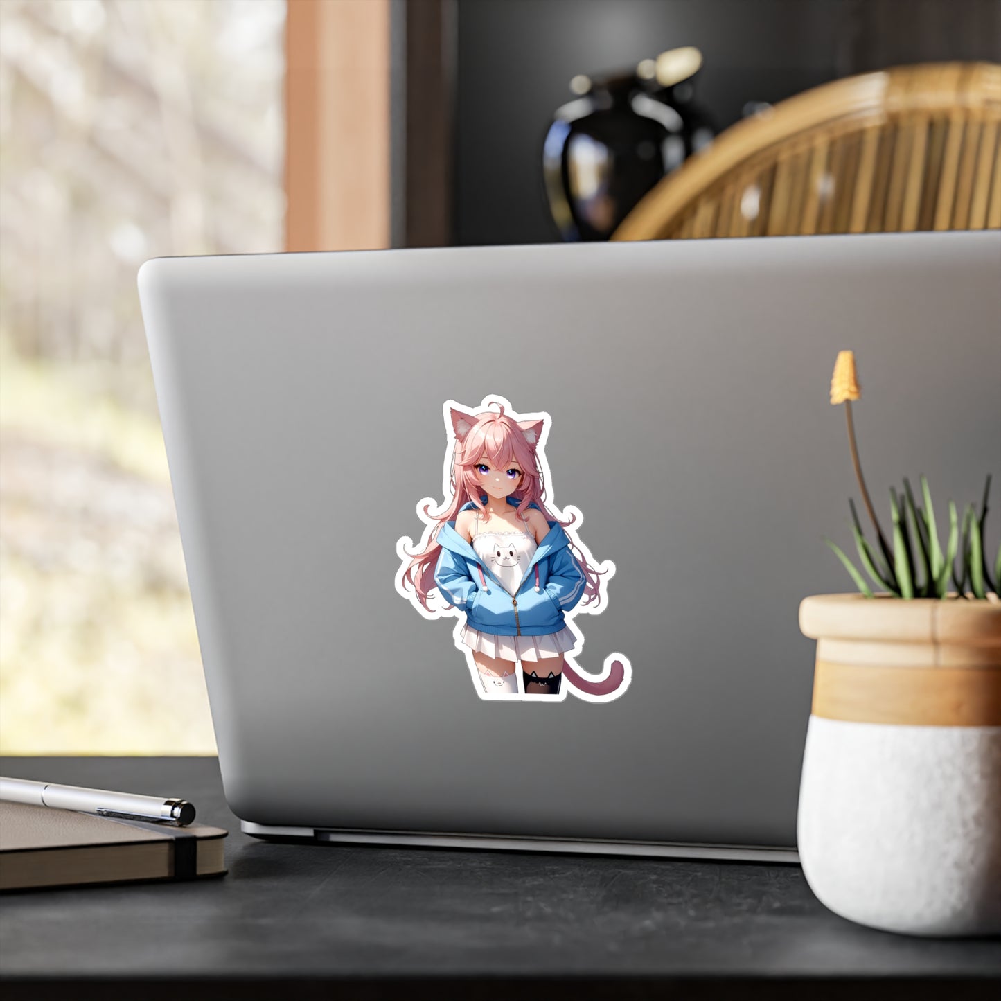 Nyatasha001 - Anime Waifu DieCut Stickers