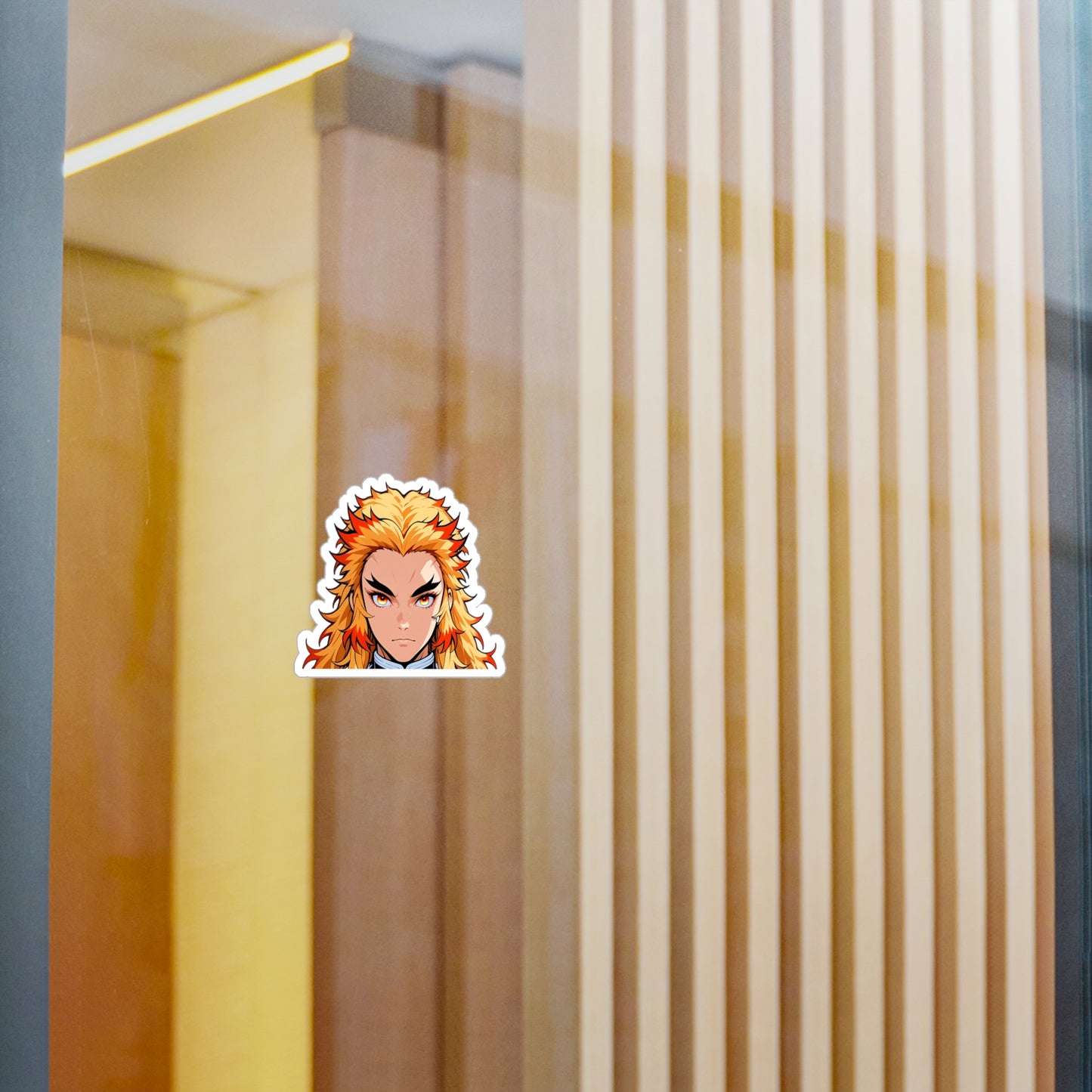 Kyojuro001 Peeker - Demon Slayer Husbando - Kiss-Cut Vinyl Decals