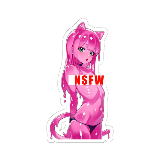 Window Decals1382 - Slime Girl - NSFW - Kiss-Cut Stickers