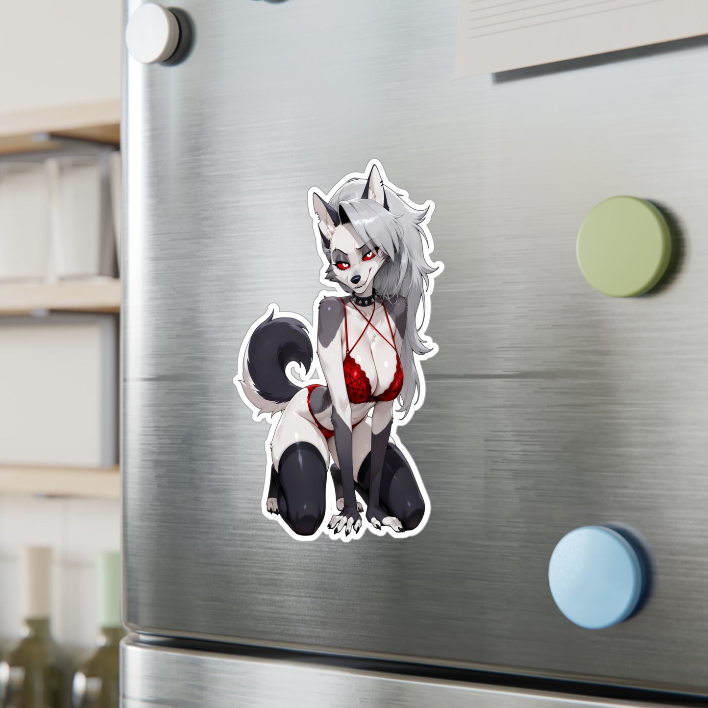 Loona Lingerie001 - Hellhound Die Cut Sticker
