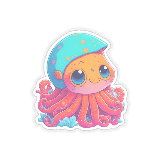 Octopuss 001 Kiss-Cut Stickers