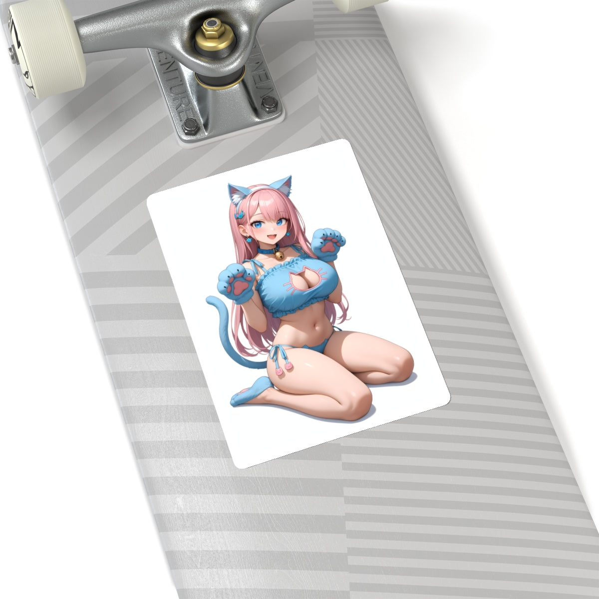 Anime Neko Girl Stickers-1245 - Kiss-Cut Stickers
