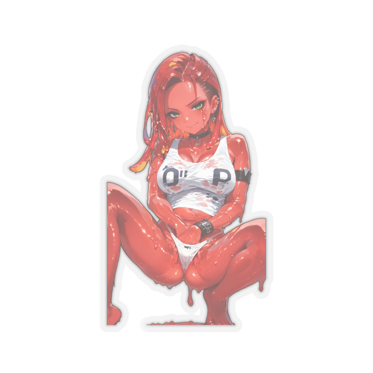 Window Decals045 - Slime Girl030 - Kiss-Cut Stickers