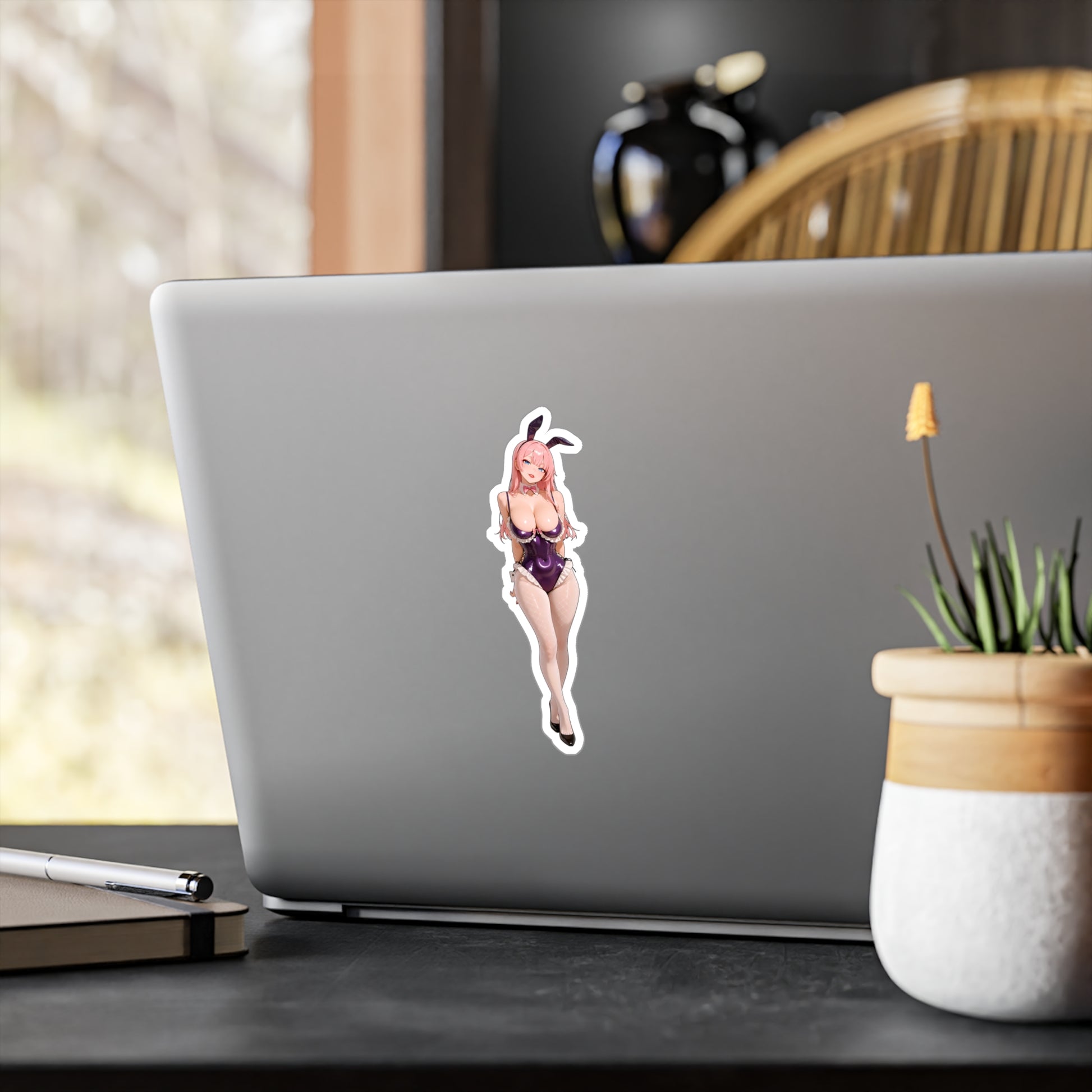 Bunny Girl-003  Vinyl Sticker - Kiss-Cut Vinyl Decals - AdehnoryGifts