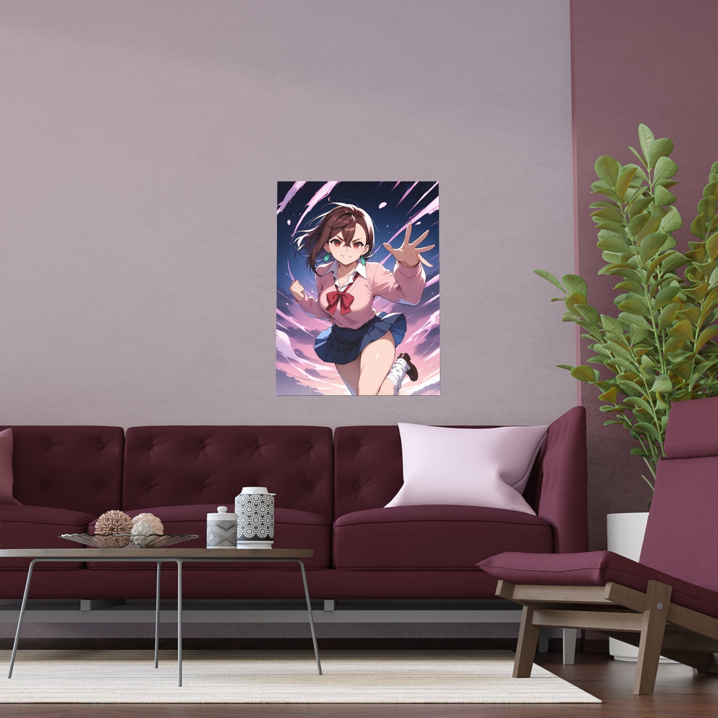 Momo Ayase - DanDaDan - Indoor and Outdoor Silk Posters