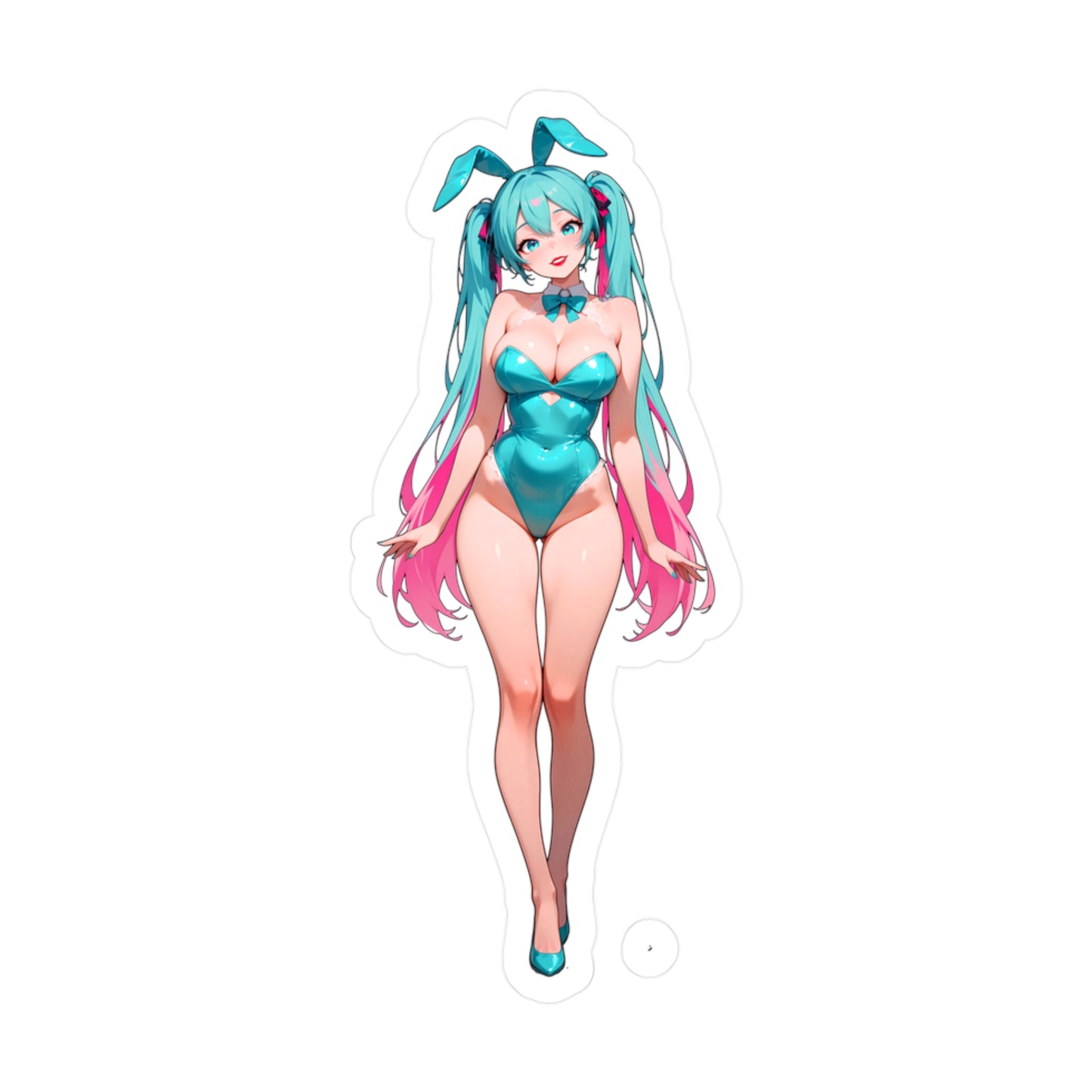 Bunny Girl-Hatsune002  Vinyl Sticker - Kiss-Cut Vinyl Decals - AdehnoryGifts
