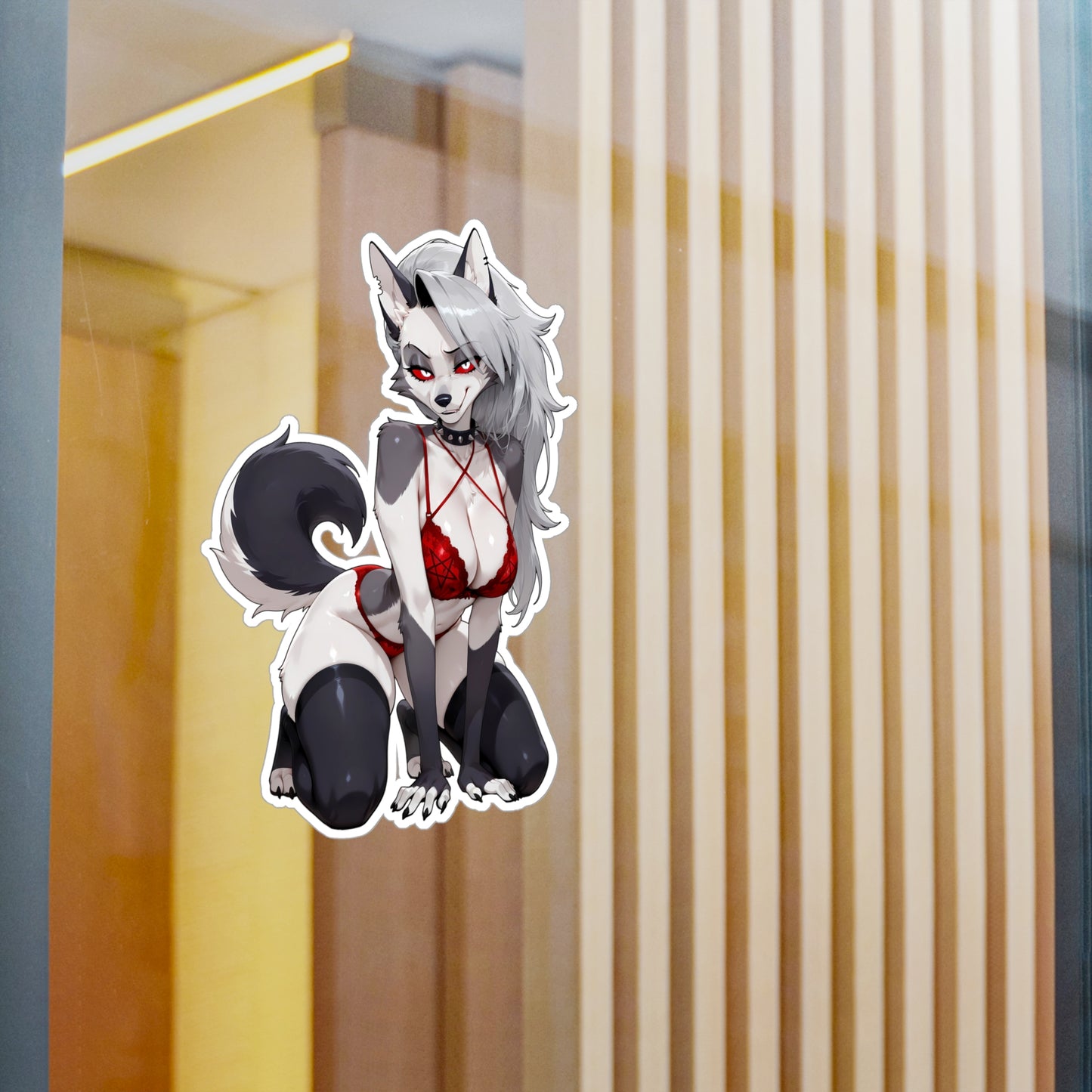 Loona HellHound Lingerie Waifu - XL Sticker