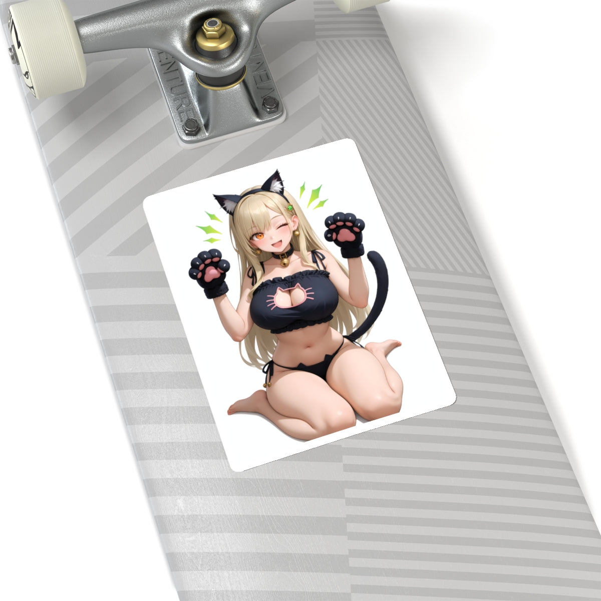 Anime Neko Girl Stickers-1240 - Kiss-Cut Stickers