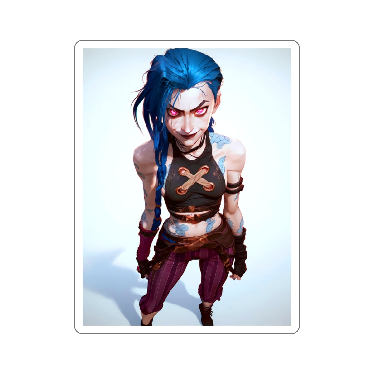 Jinx - Arcane - Anime Stickers-1206 - Kiss-Cut Stickers