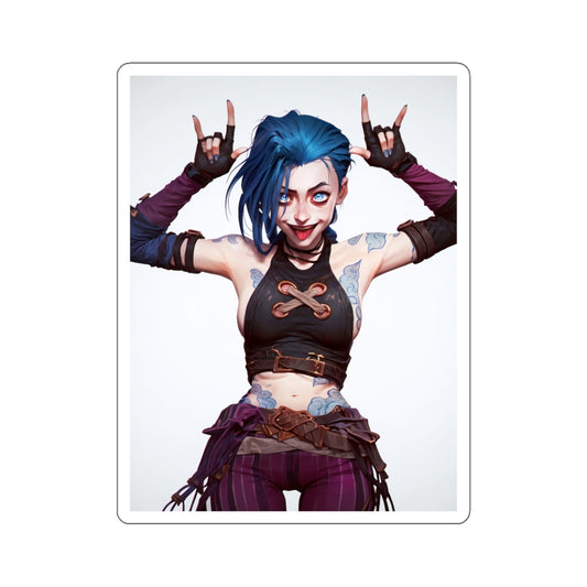 Jinx - Arcane - Anime Stickers-1194 - Kiss-Cut Stickers