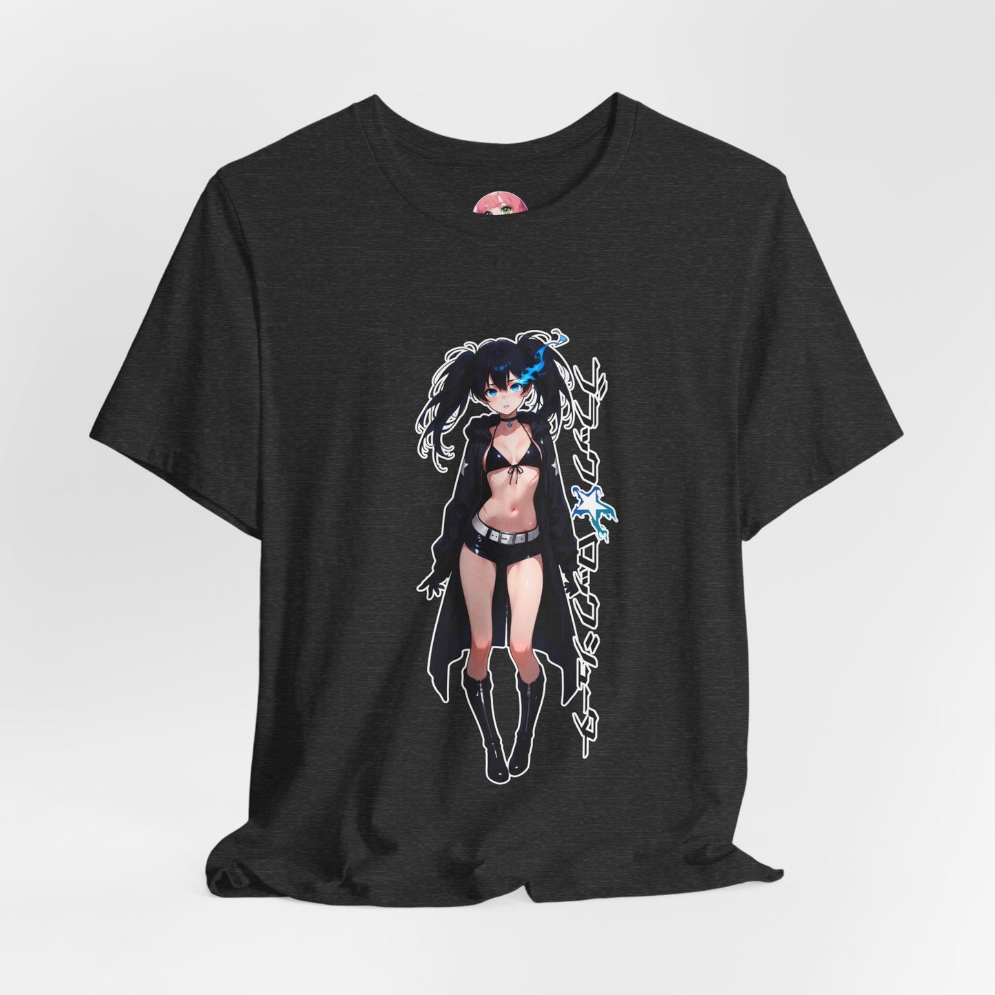 Black Rock Shooter001 T-Shirt – Black Rock Shooter Inspired Anime Graphic Tee
