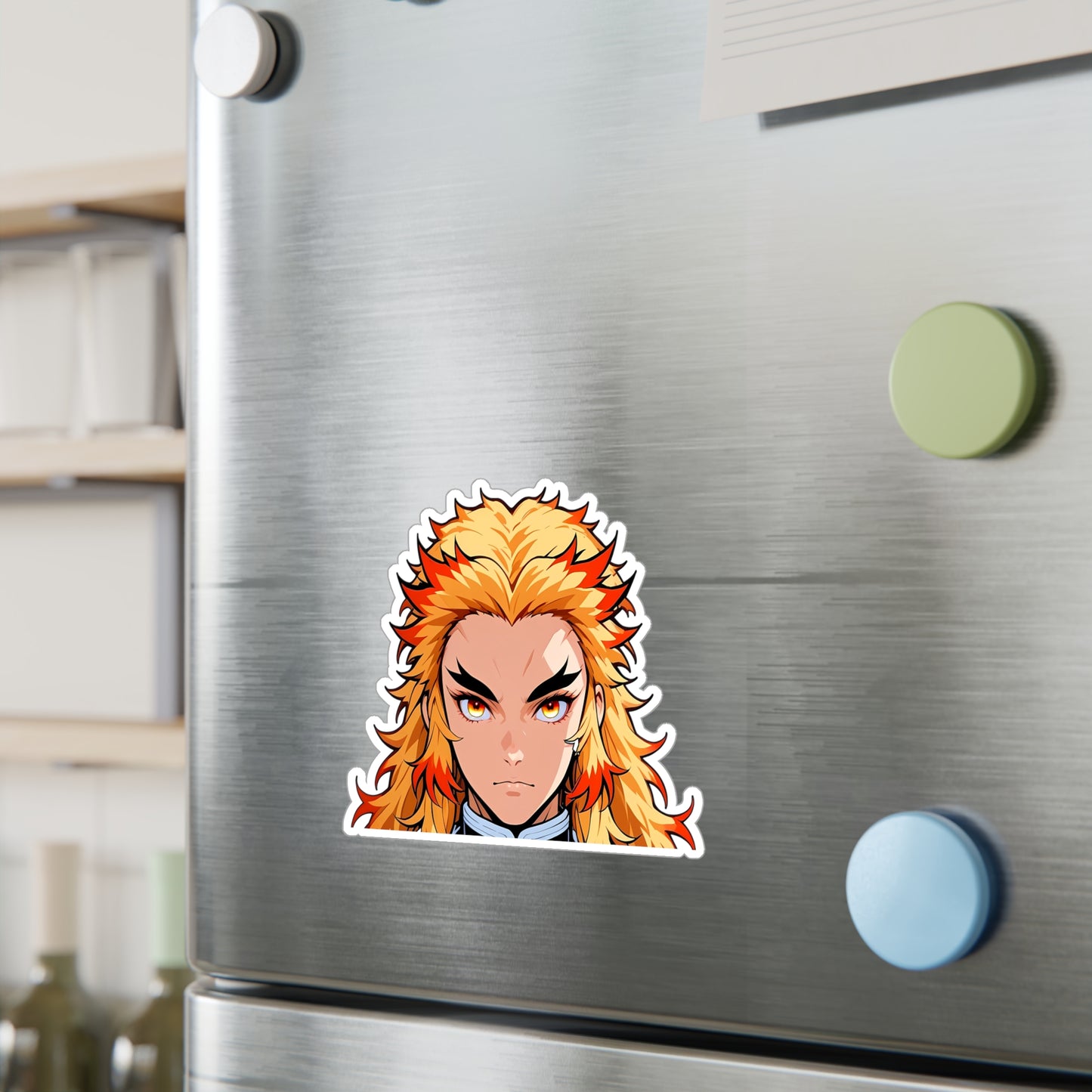 Kyojuro001 Peeker - Demon Slayer Husbando - Kiss-Cut Vinyl Decals